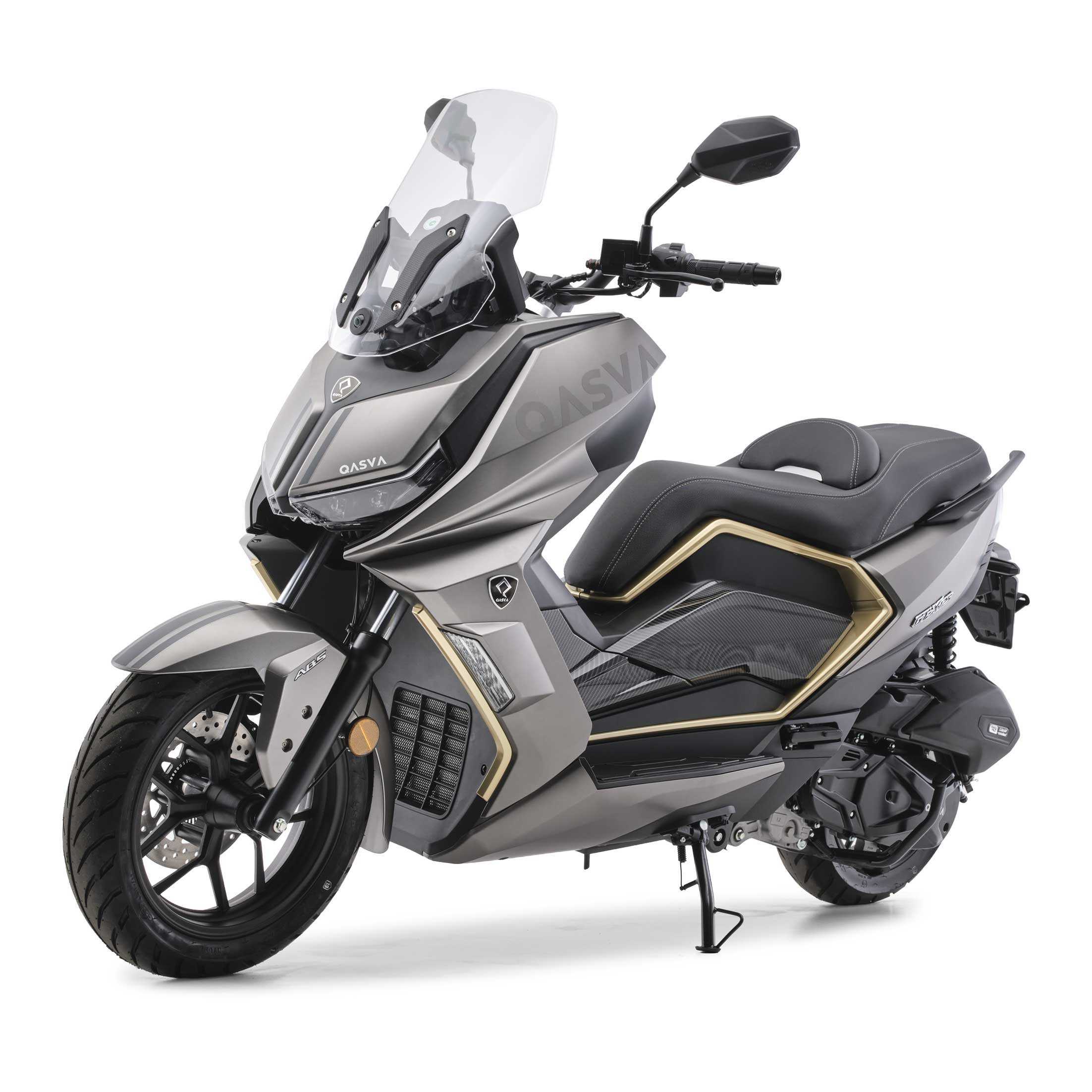 Burnout Motorroller GT-X 125 ccm Urban Ghost, 125 ccm, 92 km/h, Euro 5+, Dashcam,7 Zoll Touchscreen,Navi,Keyless Go,verstellbares Windschild