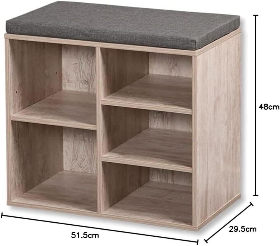 KESPER® Schuhschrank Schuhschrank mit Sitzkissen, Faserplatte, B51,5 x H48 günstig online kaufen