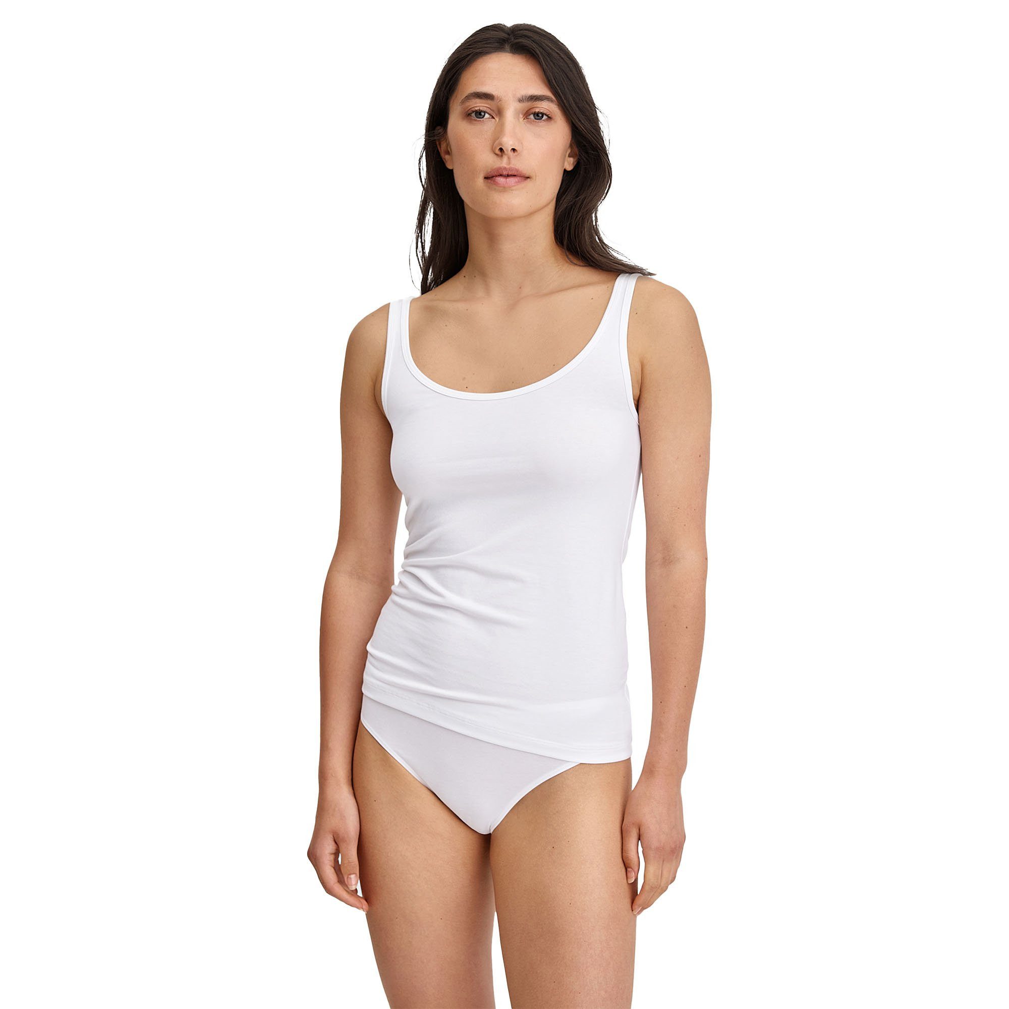 CALIDA Unterhemd Damen Unterhemd 2er Pack Baumwolle (Packung, 2er Pack)