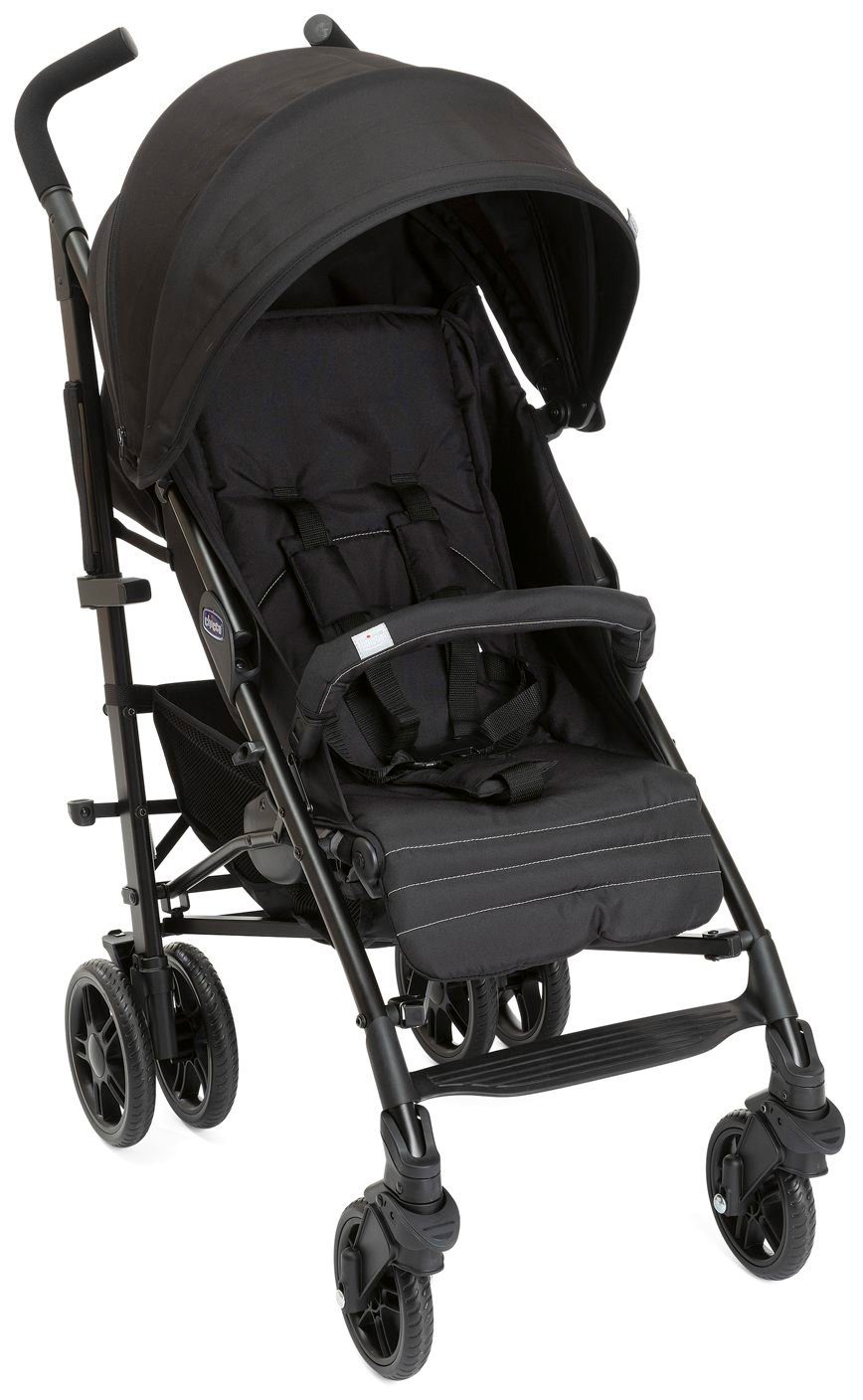 Aluminium-Rahmen Lite Black, Sportbuggy mit Chicco Way4, Jet