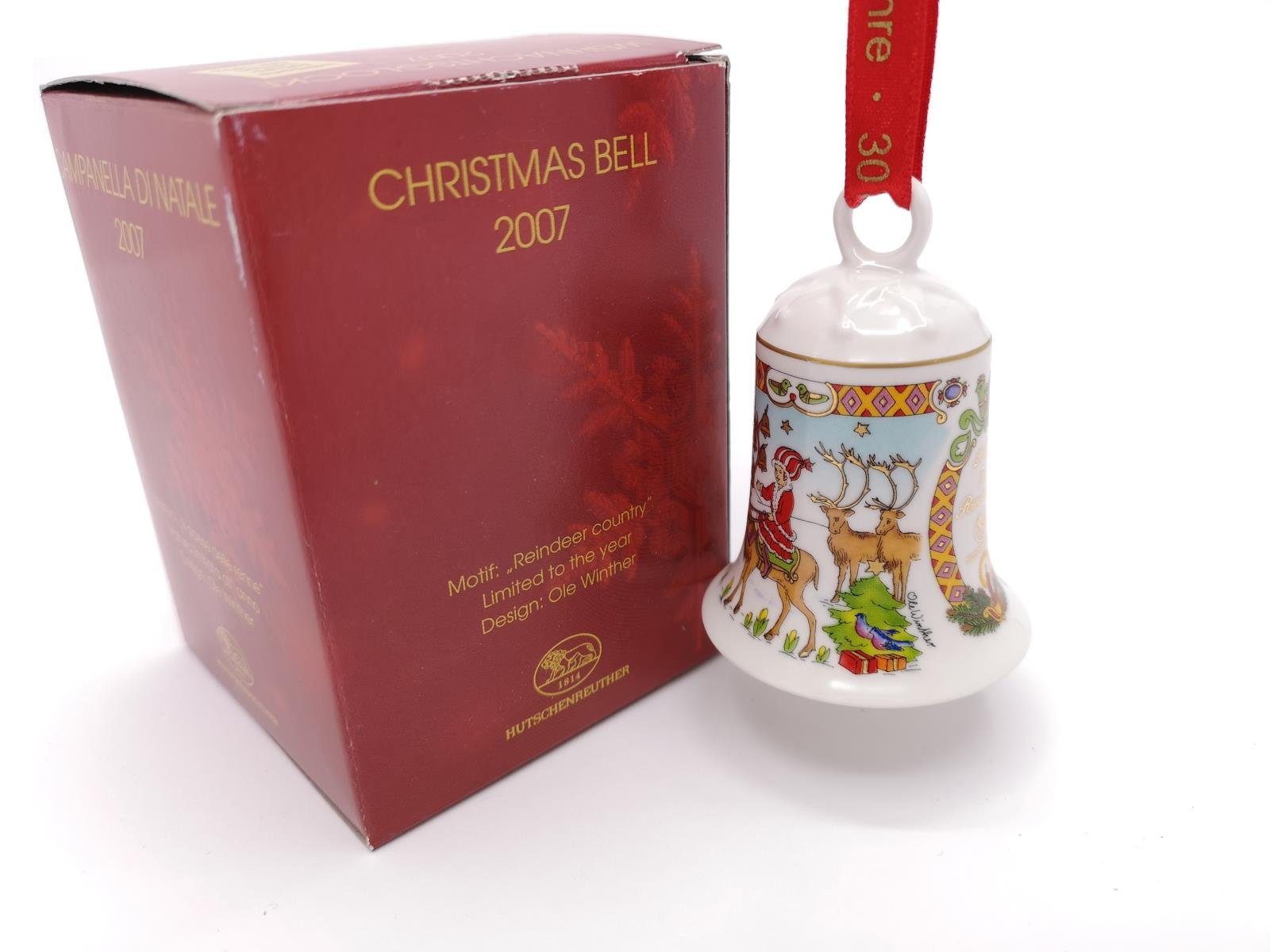 - Christbaumschmuck Hutschenreuther Glocke 2007 OVP 2007 in