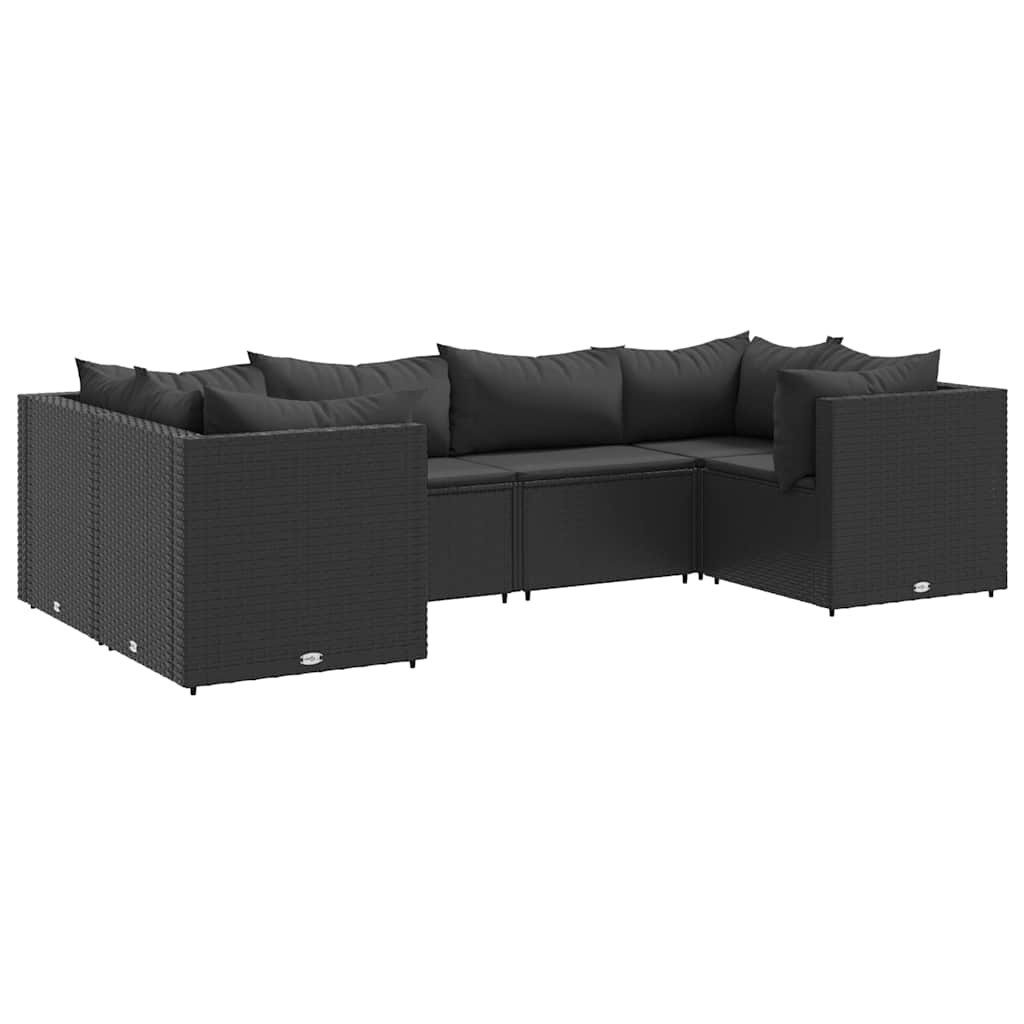 vidaXL Gartenlounge-Set 6-tlg. Garten-Lounge-Set mit Kissen günstig online kaufen