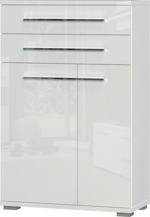 OTTO home Schuhschrank Piano (H/B/T): 117/76/35cm) UV lackiert, hochglänzend, Soft-Close Funktion