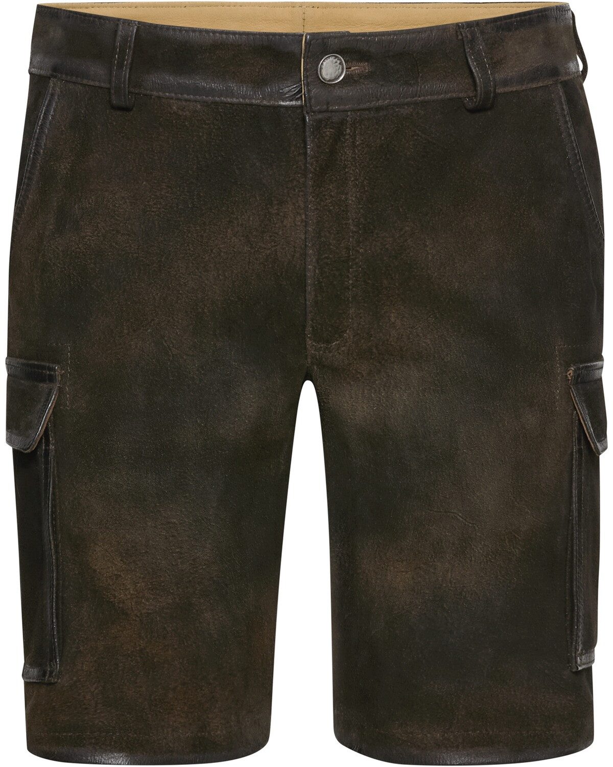 Reitmayer Trachtenlederhose Kurze Cargo-Lederhose