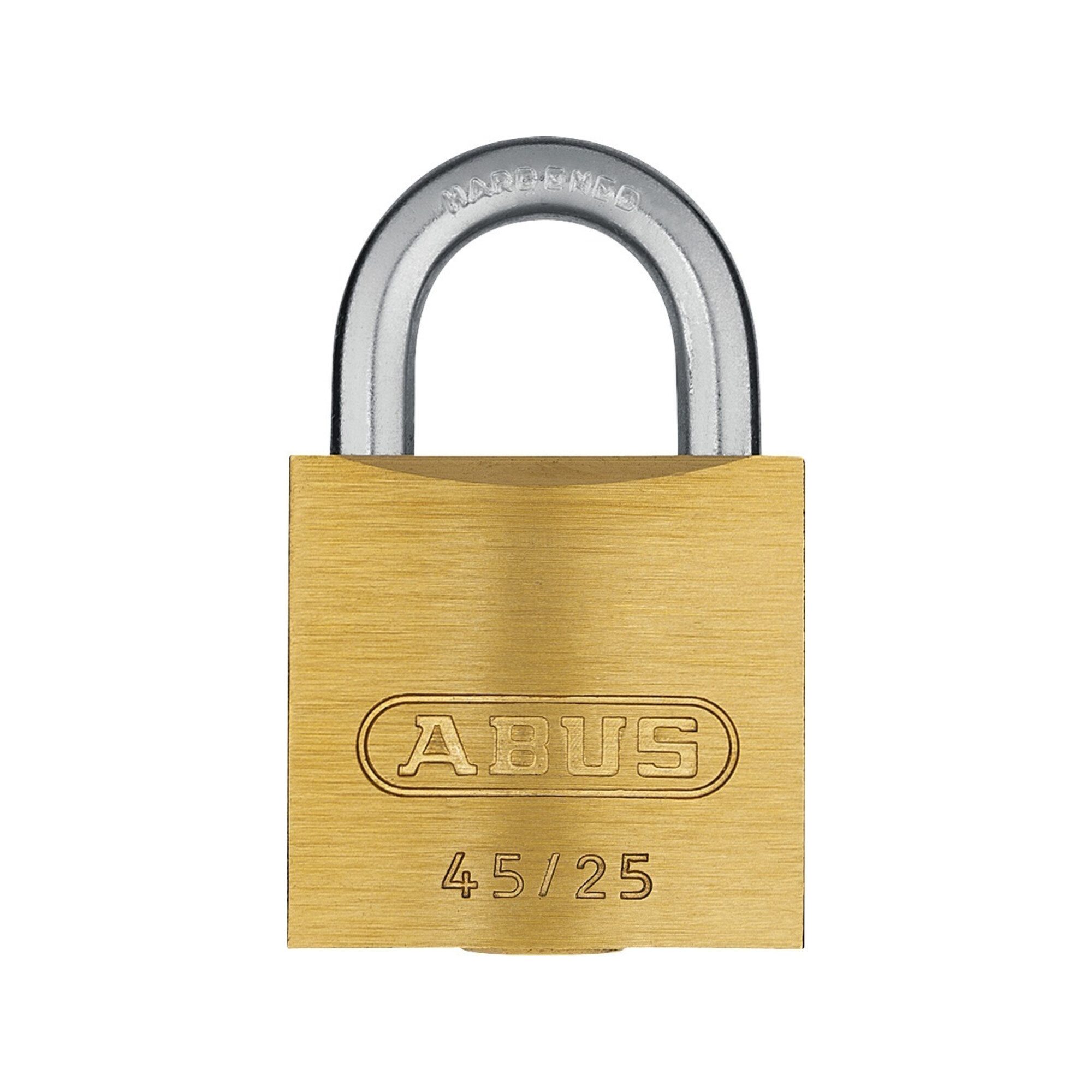 ABUS Einsteckschloss ABUS Vorhangschloss 45/25 Lock-Tag Messing massiv