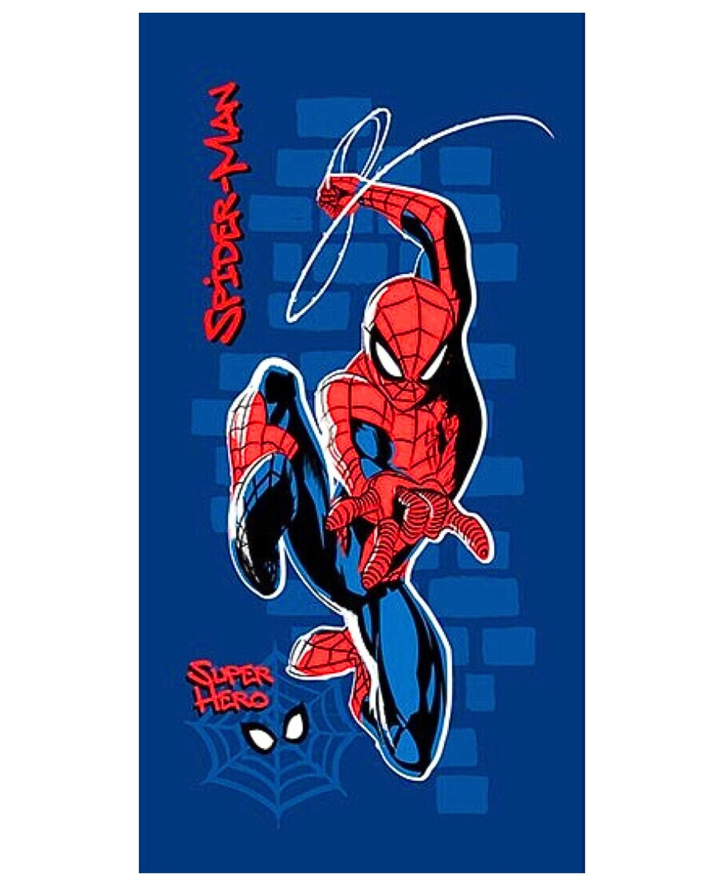 Spiderman Badetuch MARVEL, Baumwolle, Kinder Strandtuch günstig online kaufen