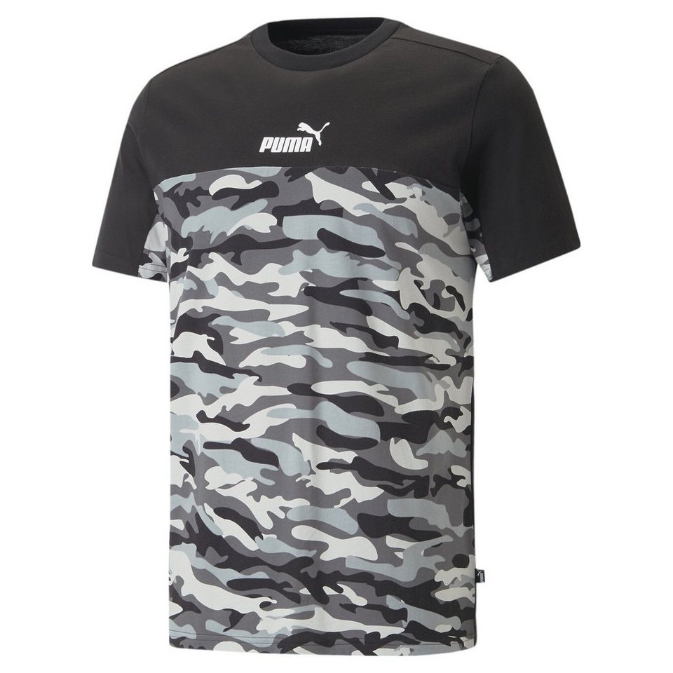 PUMA T-Shirt Essentials Block Camo T-Shirt Herren