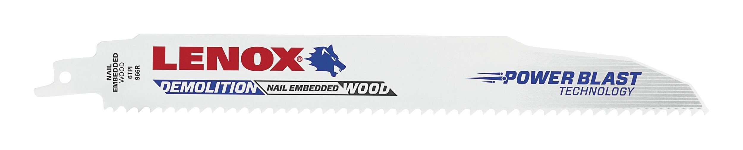 Lenox Säbelsägeblatt (2 Stück), 229 x 25 x 1,6 mm 10Zähne Pack a