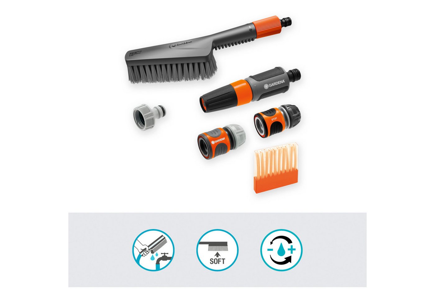 Thumbnail - GARDENA Bewässerungssystem GARDENA Cleansystem Grundausstattung mit