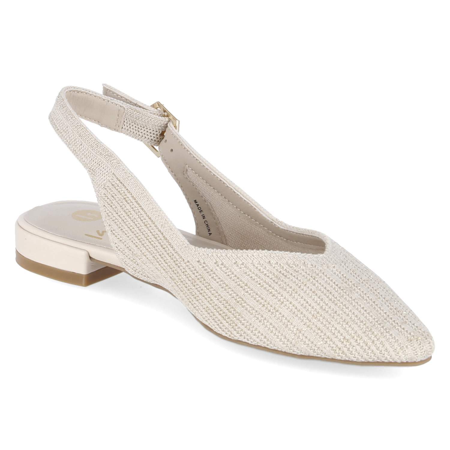 La Strada La Strada Slingballerinas 2501237 4021 Damen Textil beige Slingpumps – Bild 5 von 5