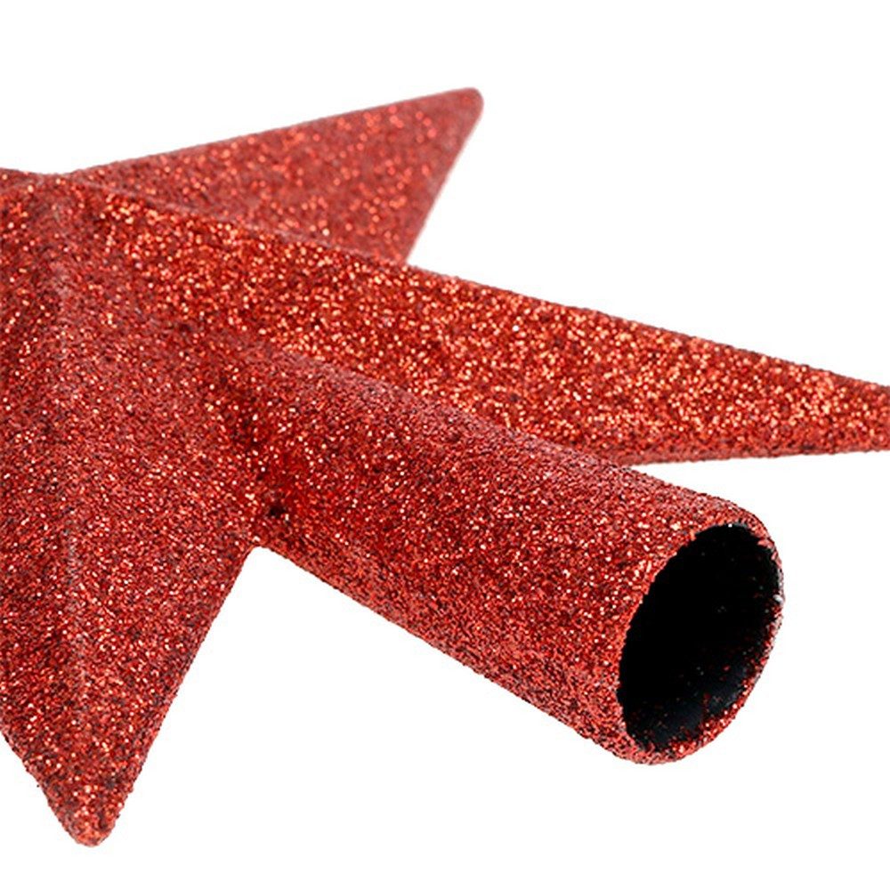Kaemingk Christbaumschmuck Weihnachtsbaumspitze Stern Glimmer festliche Dekoration