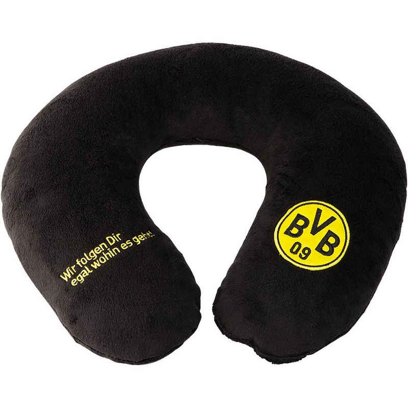 Borussia Dortmund Nackenkissen Nackenkissen BVB, schwarz
