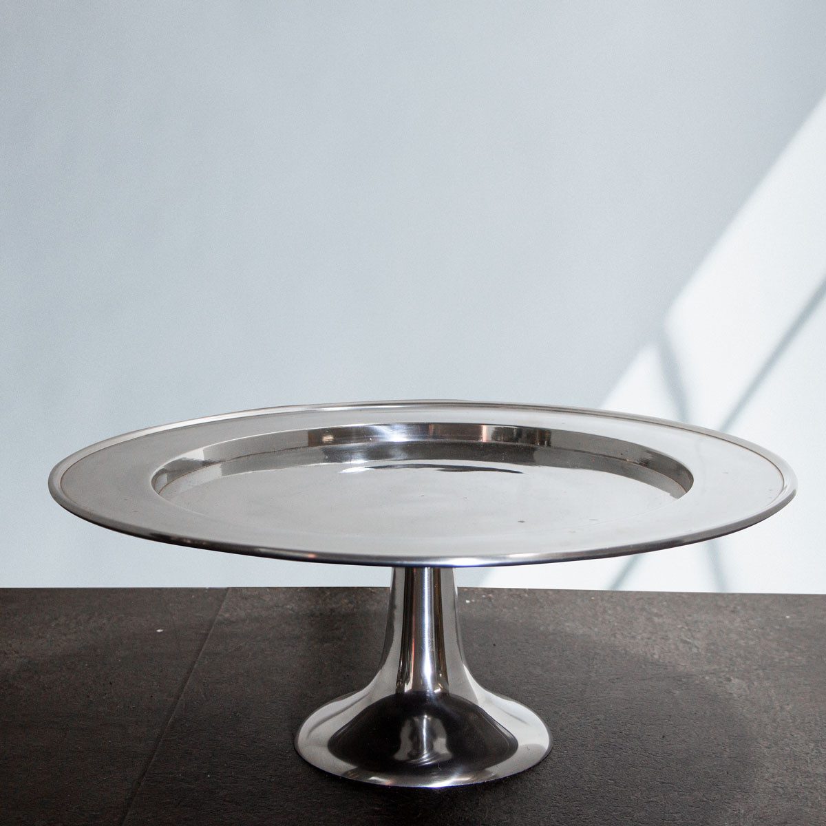 Antikas Wanddekoobjekt Etagere, 1 Etage, Rund, Aluminium, Tablett, Chabby Chic