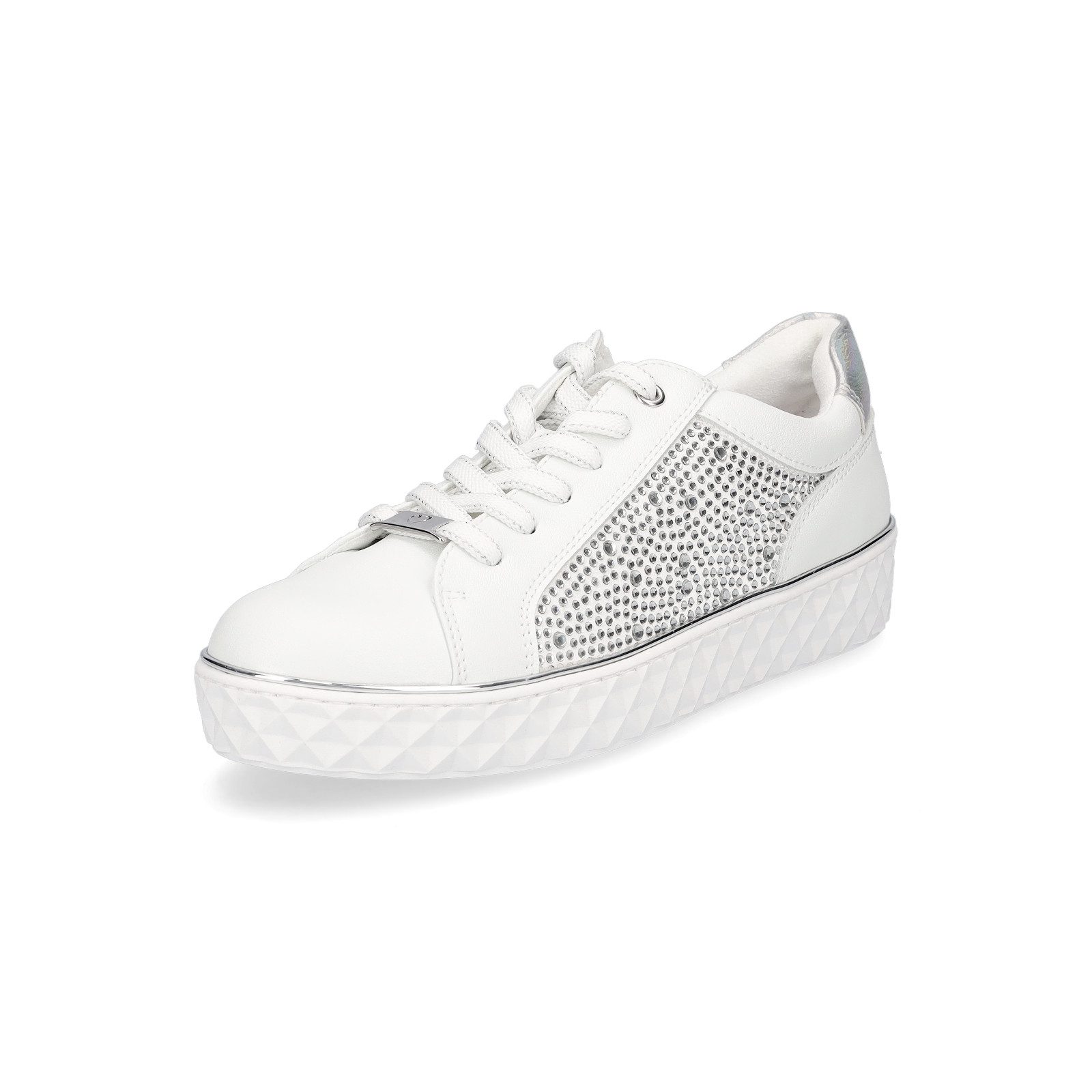 MARCO TOZZI by GMK Marco Tozzi by GMK Damen Sneaker weiß silber Sneaker