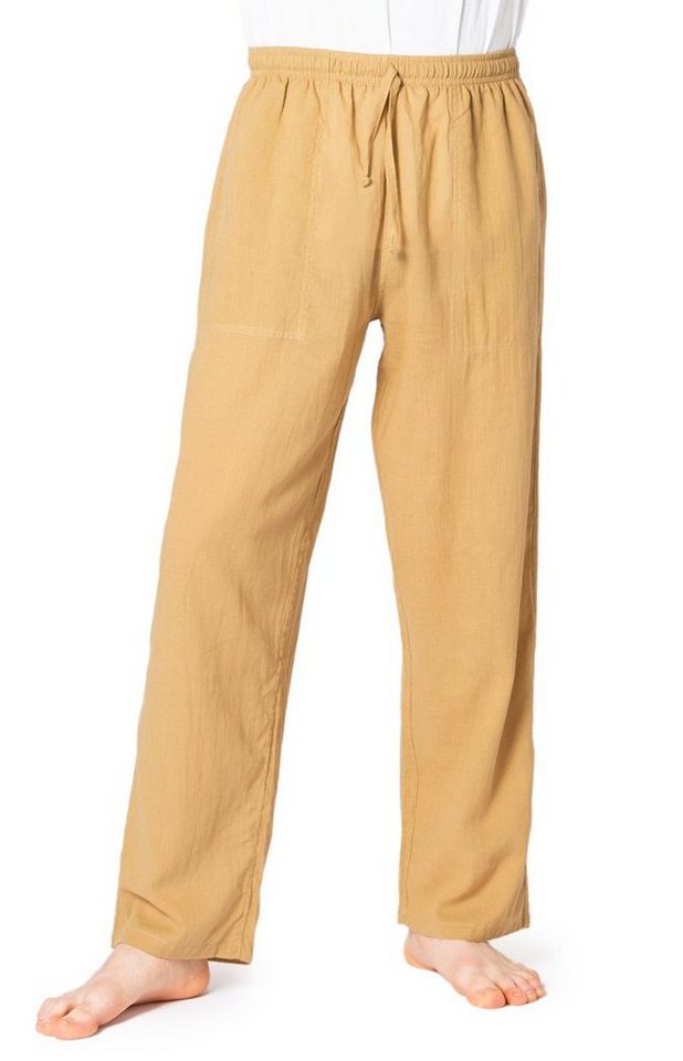 PANASIAM Stoffhose Sommerhose PaSalu extra dünner Stoff für die sehr heißen Tage 100% Baumwolle Unisex Freizeithose für Damen & Herren Relaxhose