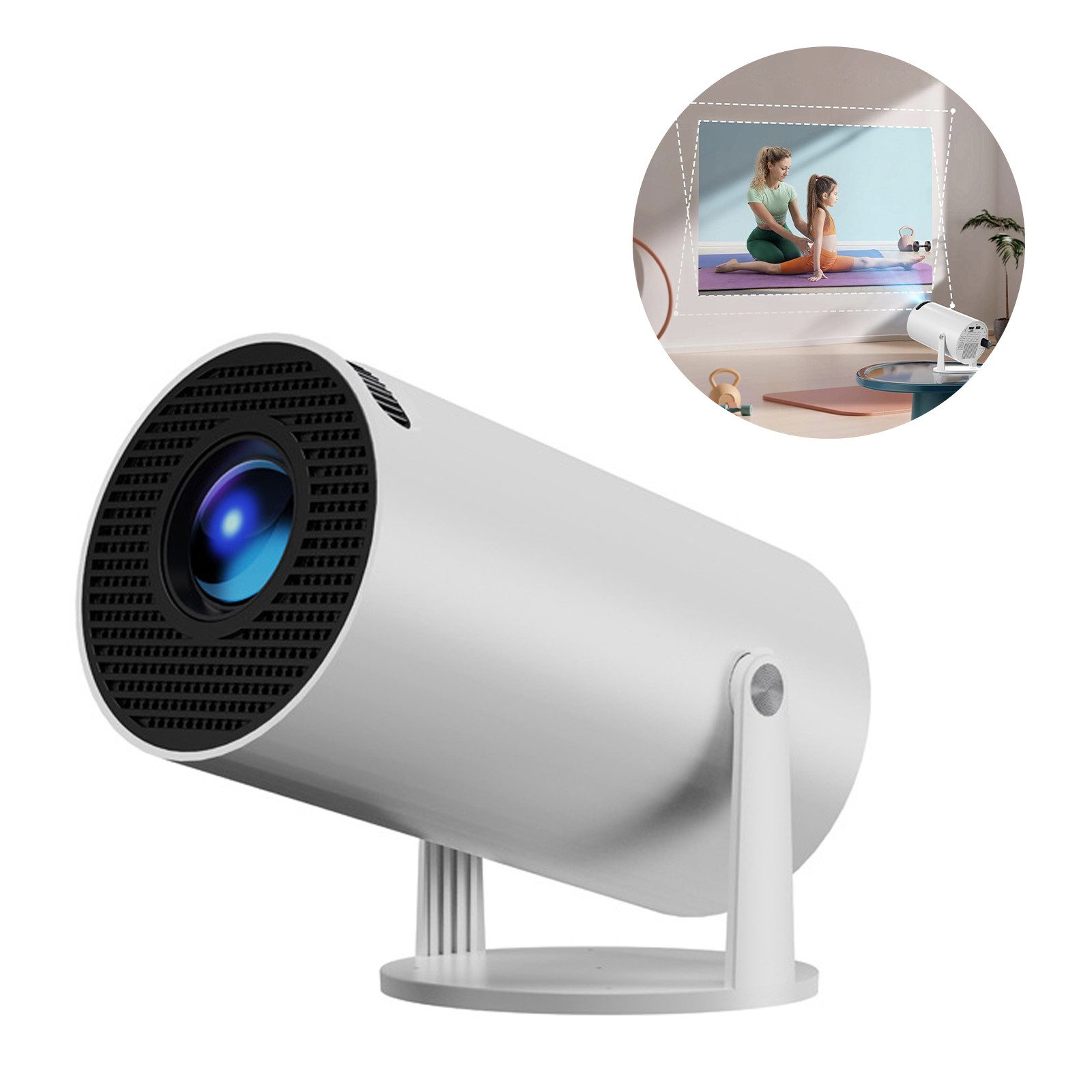 WiFi Beamer Full HD Projektor mit Android 11 Bluetooth 5.0 LCD-Beamer