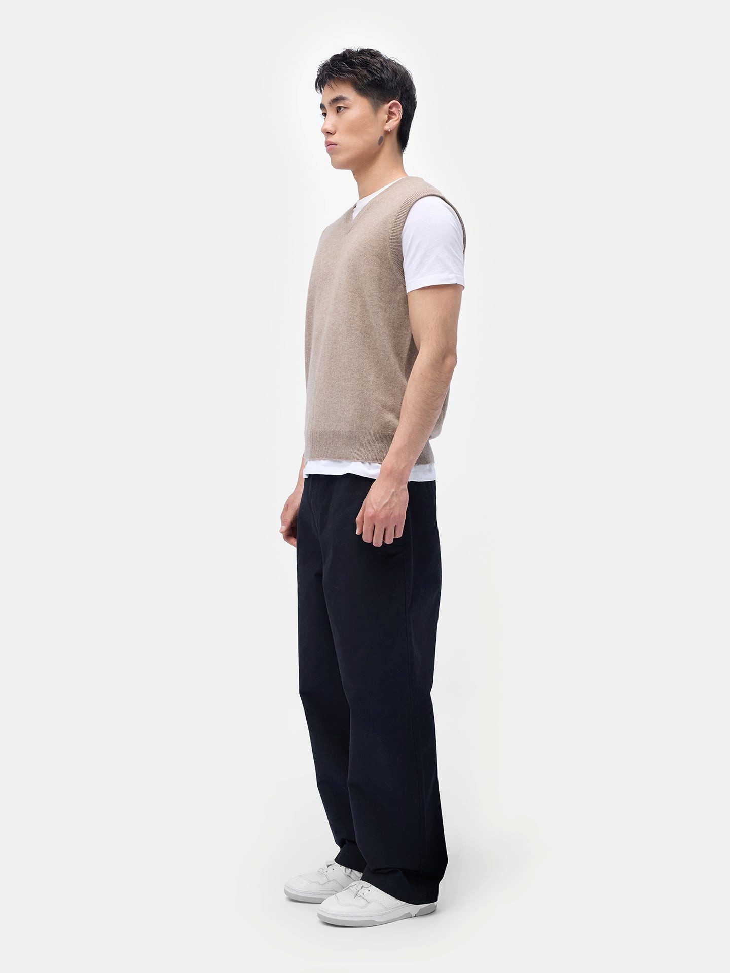 GOBI Cashmere Strickweste Kaschmir-Weste für Herren