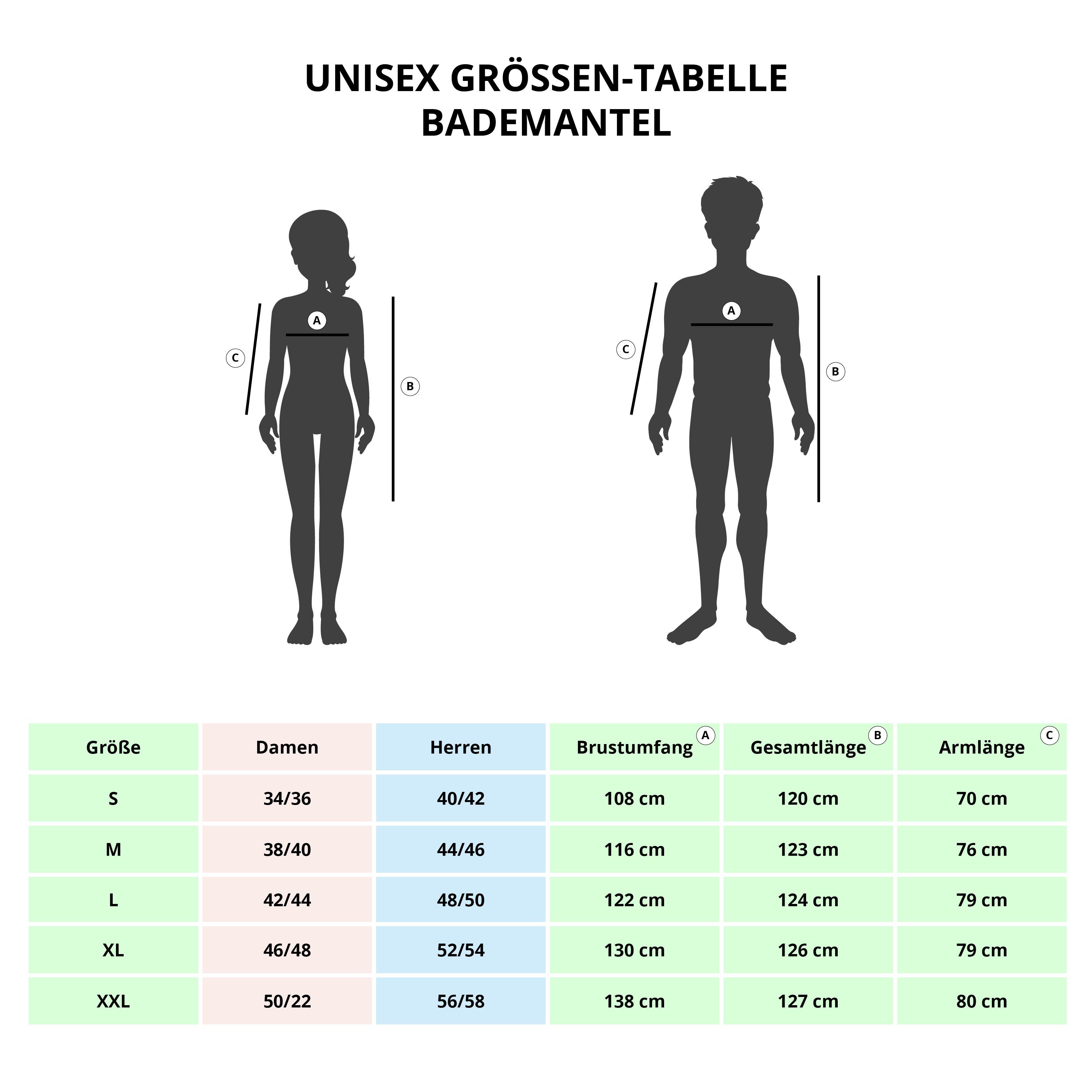 Schalkragen, Grau und Morgenmantel Taschen Class aufgesetzten mit Bindegürtel Saunamantel Damen Collection Gürtel, Gürtel, mit und Herren HOME Baumwolle Bademantel, Unisex-Bademantel Mit Unisex aufgesetzten zwei Taschen 100% COLLECTION Home CLASS Schalkragen,