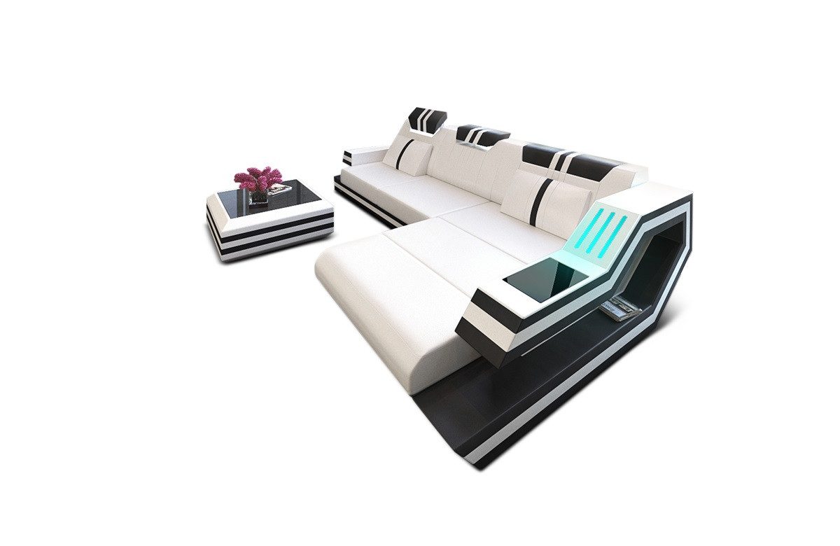 Sofa Dreams Ecksofa Ledercouch Ledersofa Ravenna günstig online kaufen