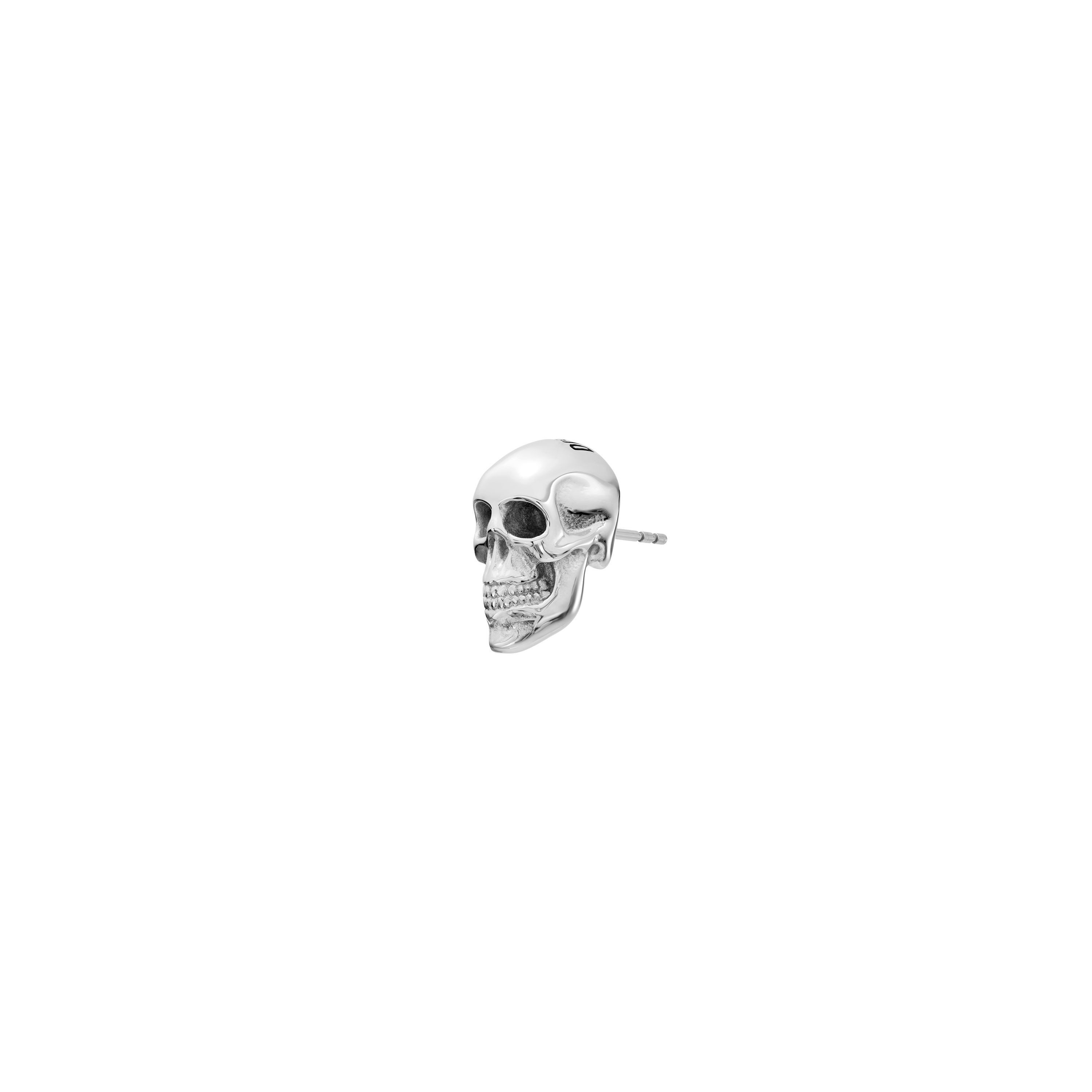 Diesel Single-Ohrstecker Schmuck Geschenk Edelstahl Серьги Totenkopf