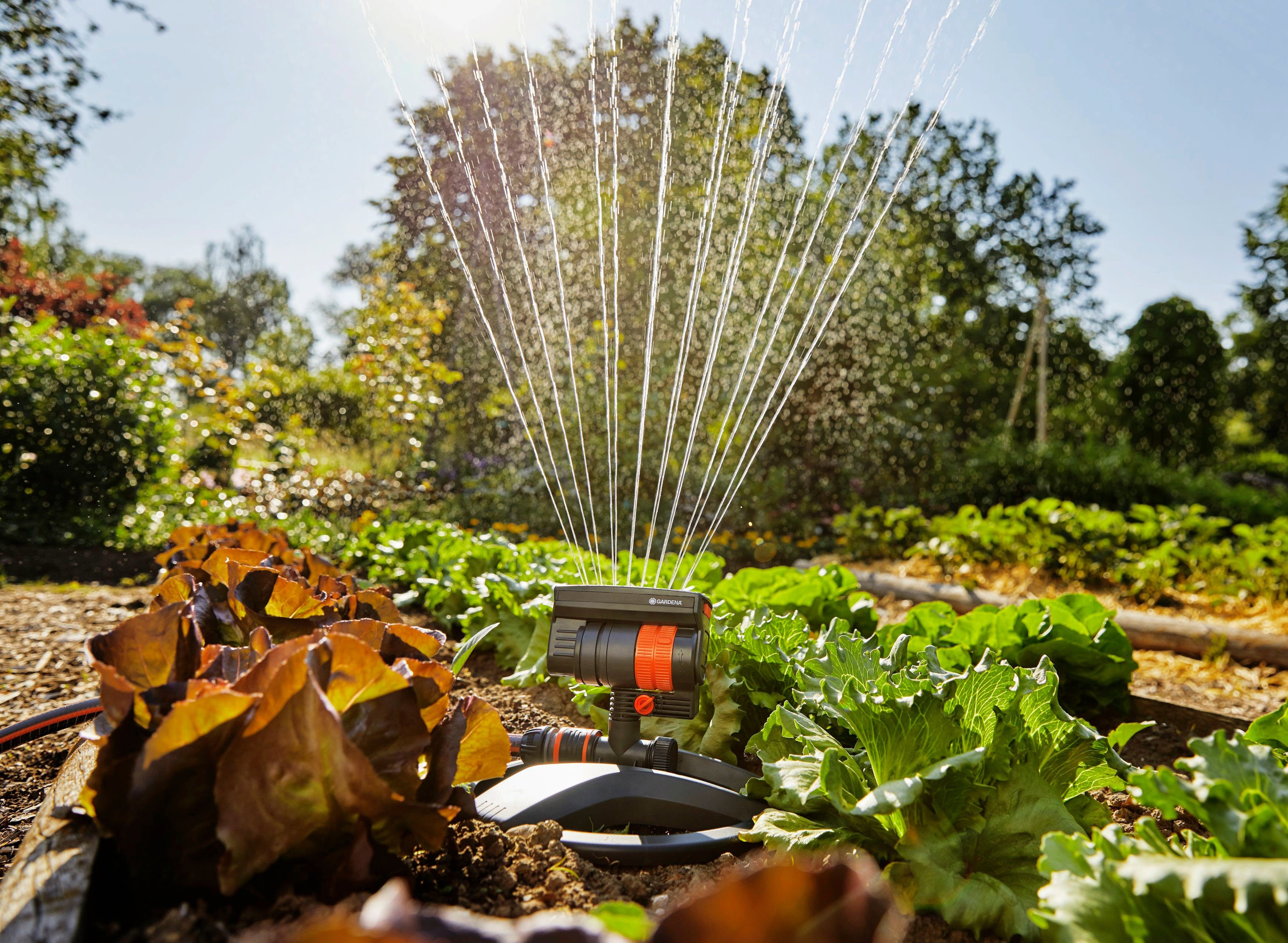 GARDENA Viereckregner AquaZoom compact, 18708-20, für Flächen bis 216 m²