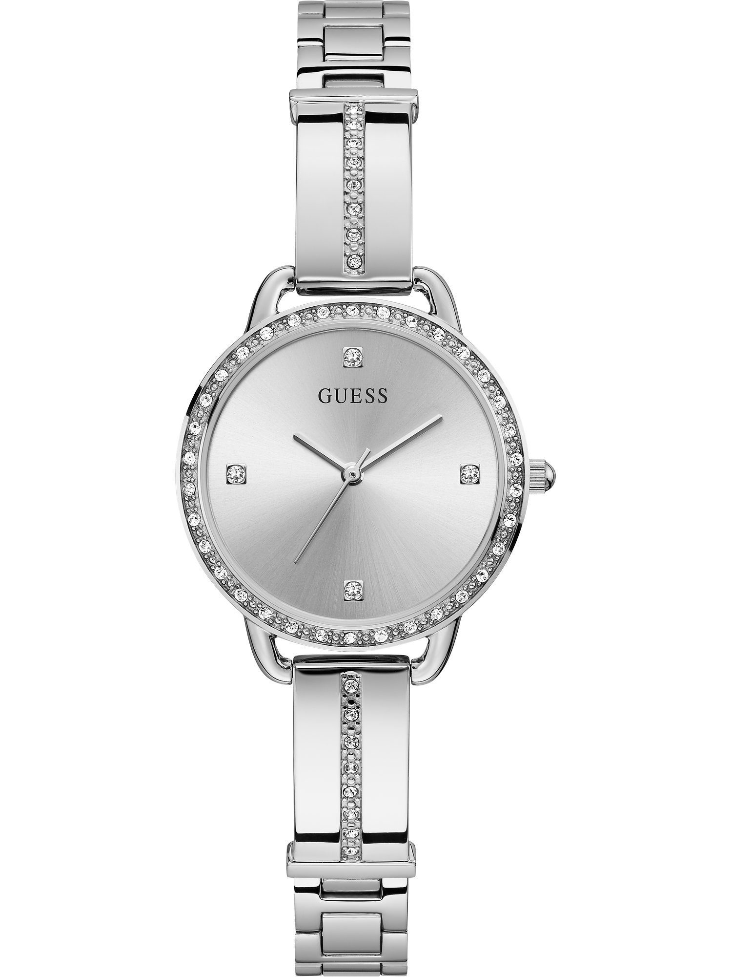 Quarzuhr Guess Damen-Uhren Analog Quarz