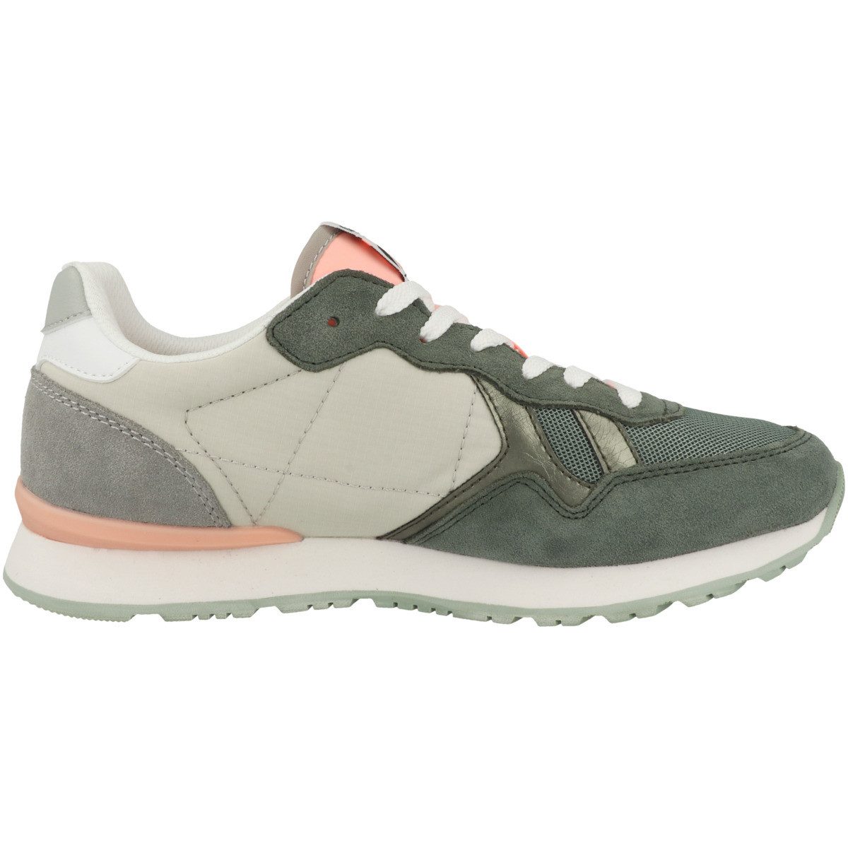 Pepe Jeans Brit Camp Damen Sneaker Turnschuhe, Sportschuhe, Freizeitschuhe, Halbschuhe, Schnürschuhe