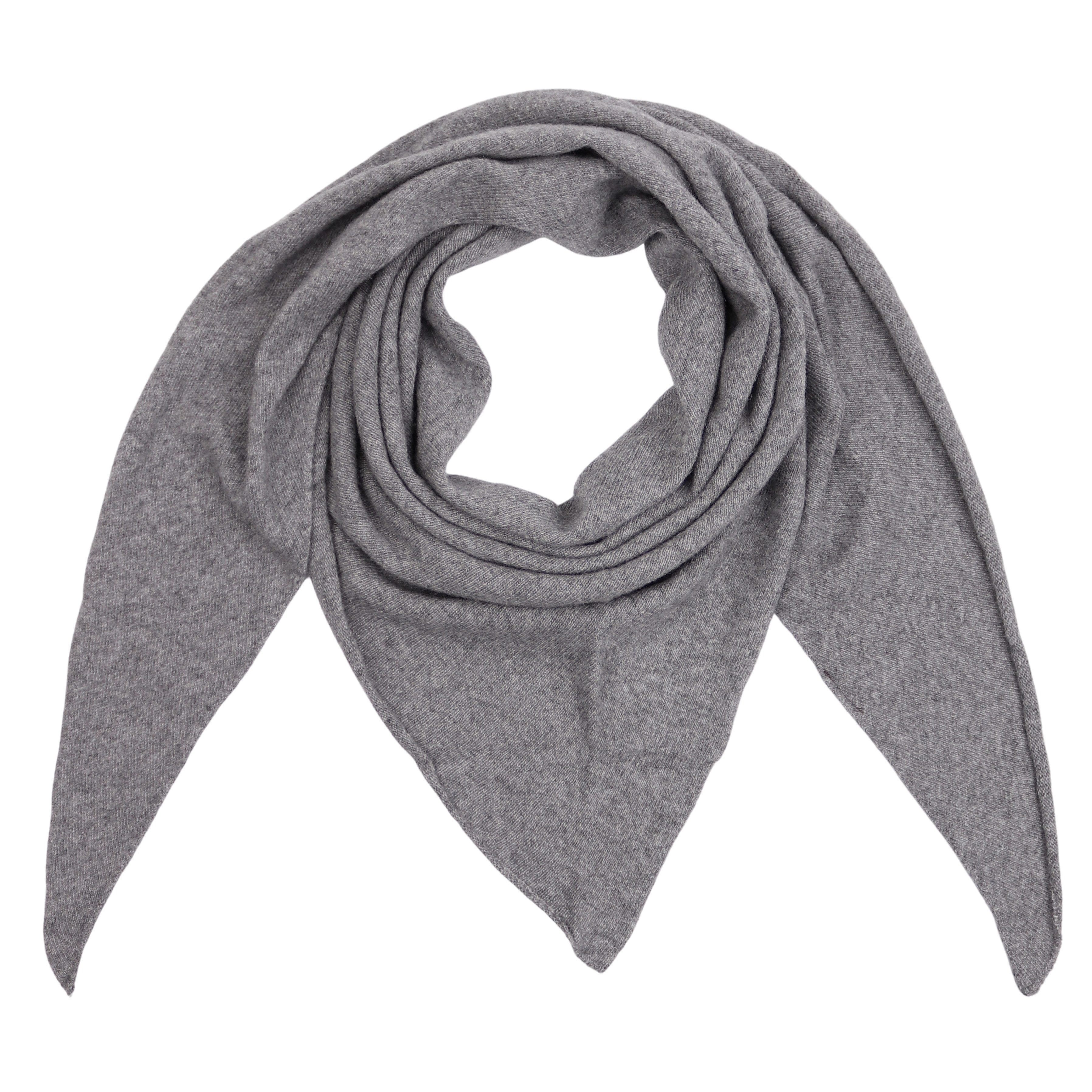 MIRROSI Dreieckstuch Strick Dreiecksschal aus Laine Wolle, 160x65cm, Schlic günstig online kaufen