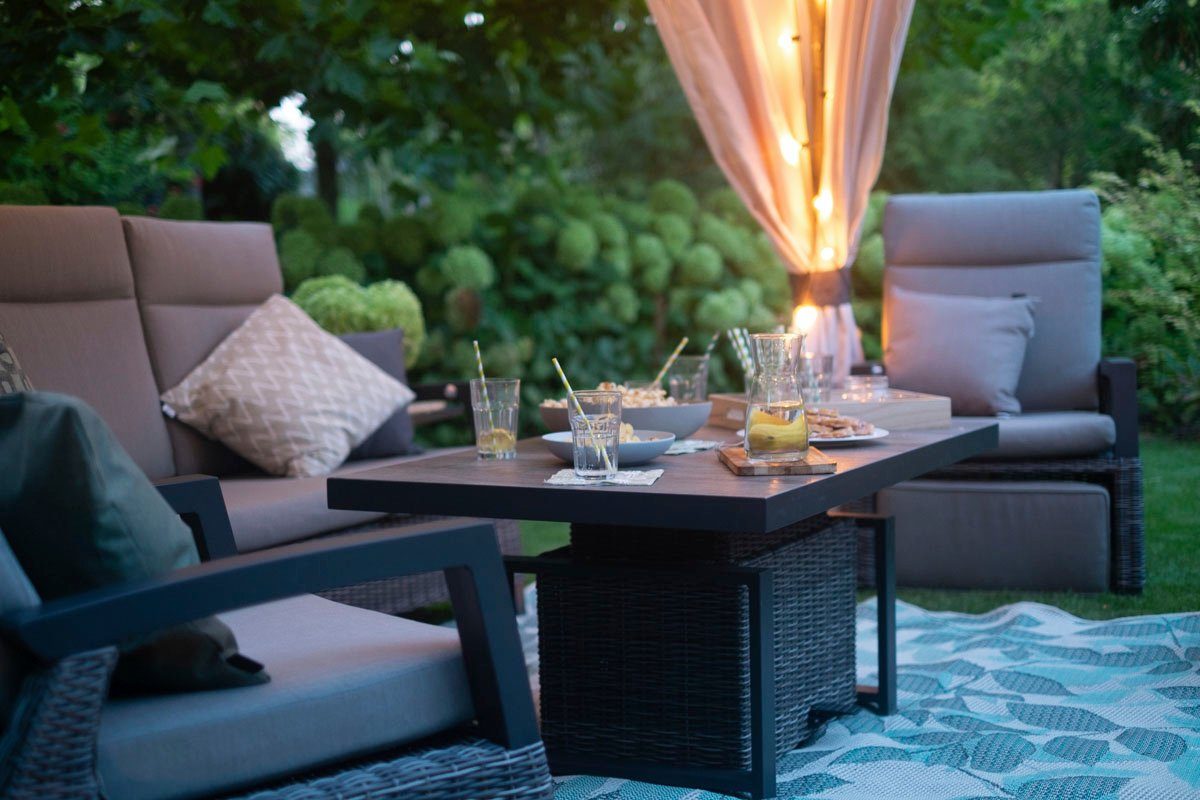 Siena Garden Garten-Essgruppe Corido, (4-tlg)