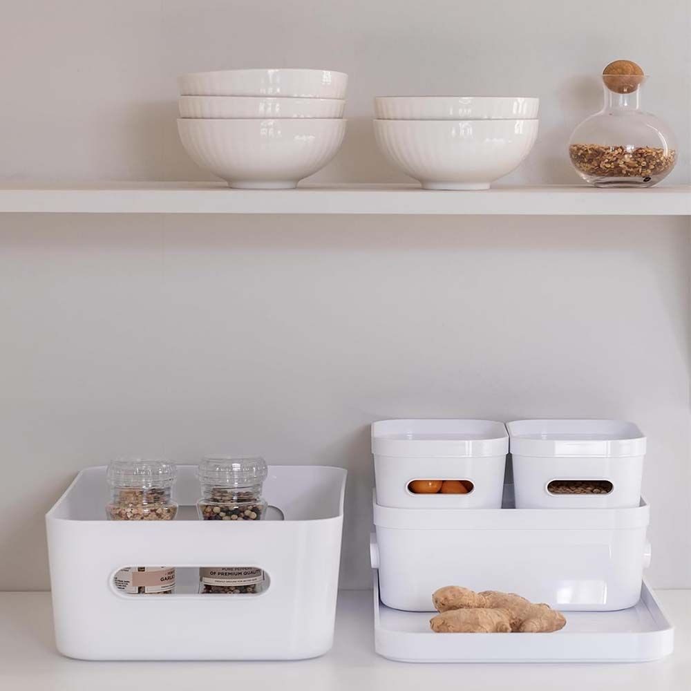 Orthex Aufbewahrungsbox SmartStore Aufbewahrungsbox Compact S 1,5 Ltr. 20x14x7,5 cm weiss