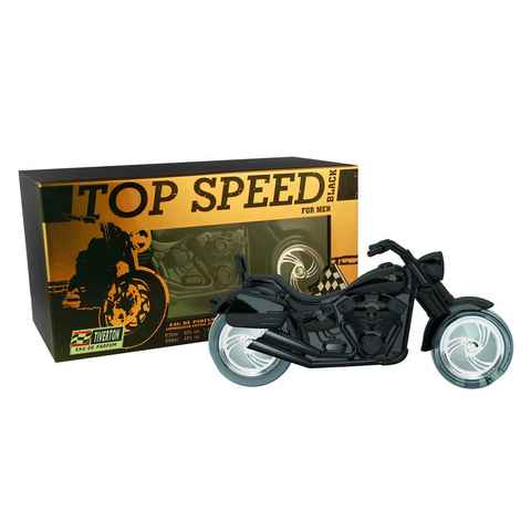 Tiverton Eau de Toilette Top Speed Schwarz Parfum, 1-tlg., Zwei verschiedene Düfte