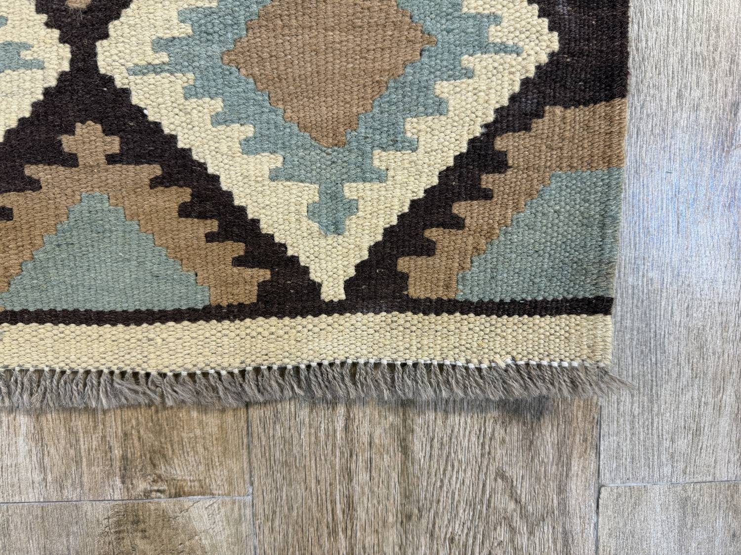 Rug Studios Teppich KELIM ORIGINAL HANDGEARBEITET, Rechteckig, Höhe: 5 mm, Handgefertigt, 82 x 122 cm, Multi