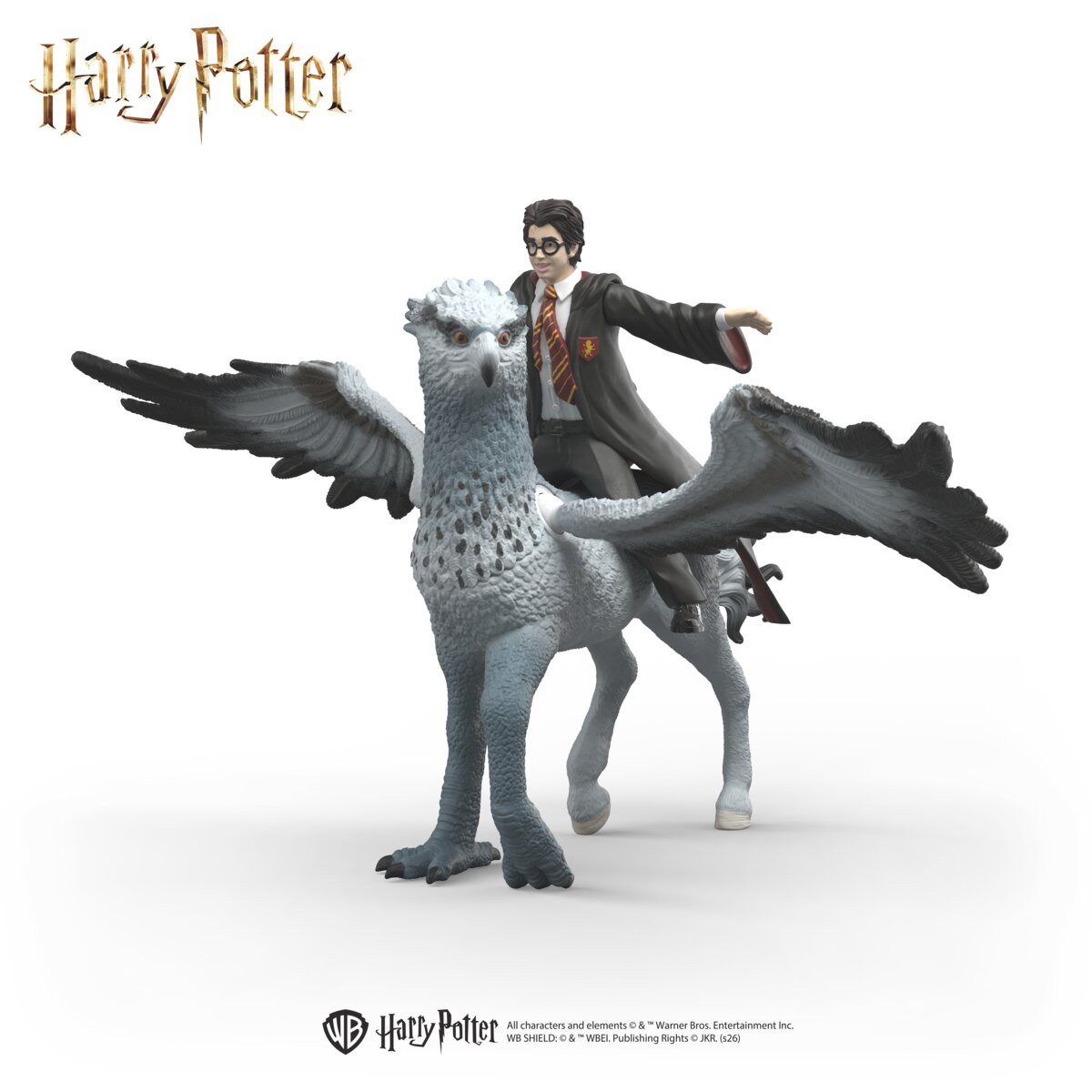Schleich® Spielfigur HARRY POTTER™, Harry Potter™ auf Seidenschnabel (14947), (2-tlg)