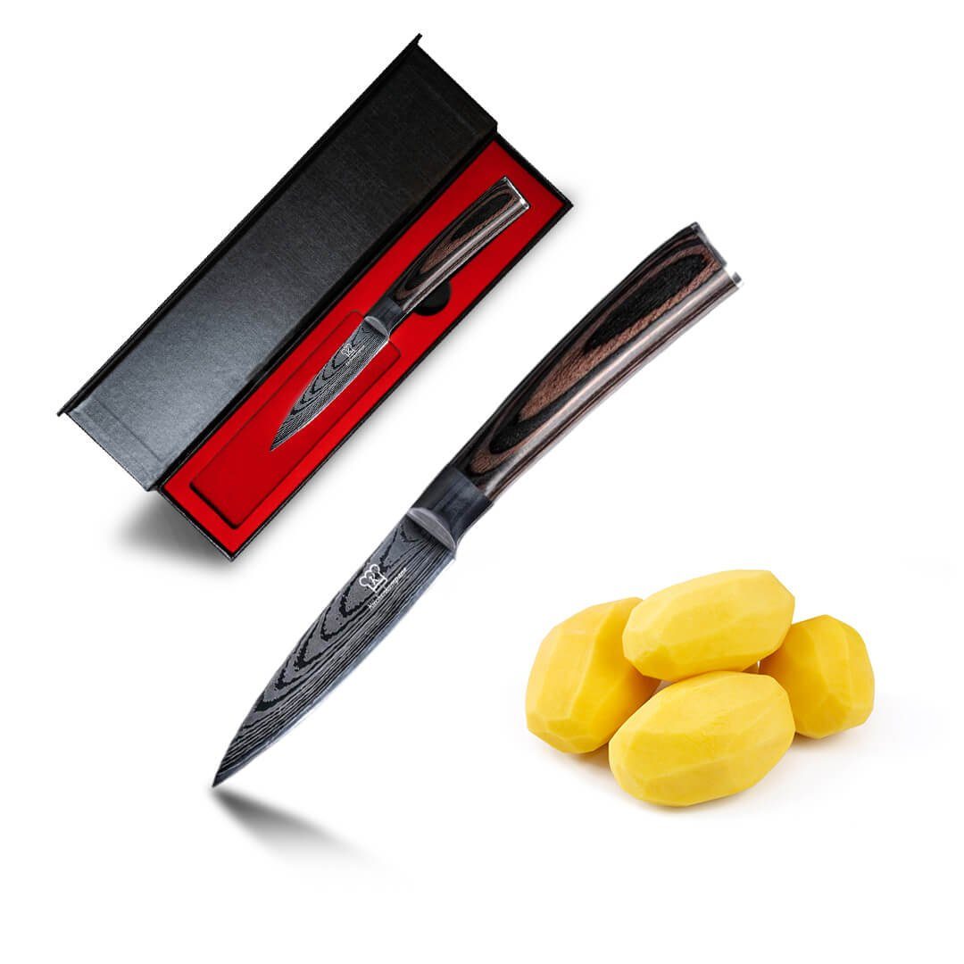 Gemüsemesser Asiatisches Schälmesser - Messer aus gehärteter Edelstahl.