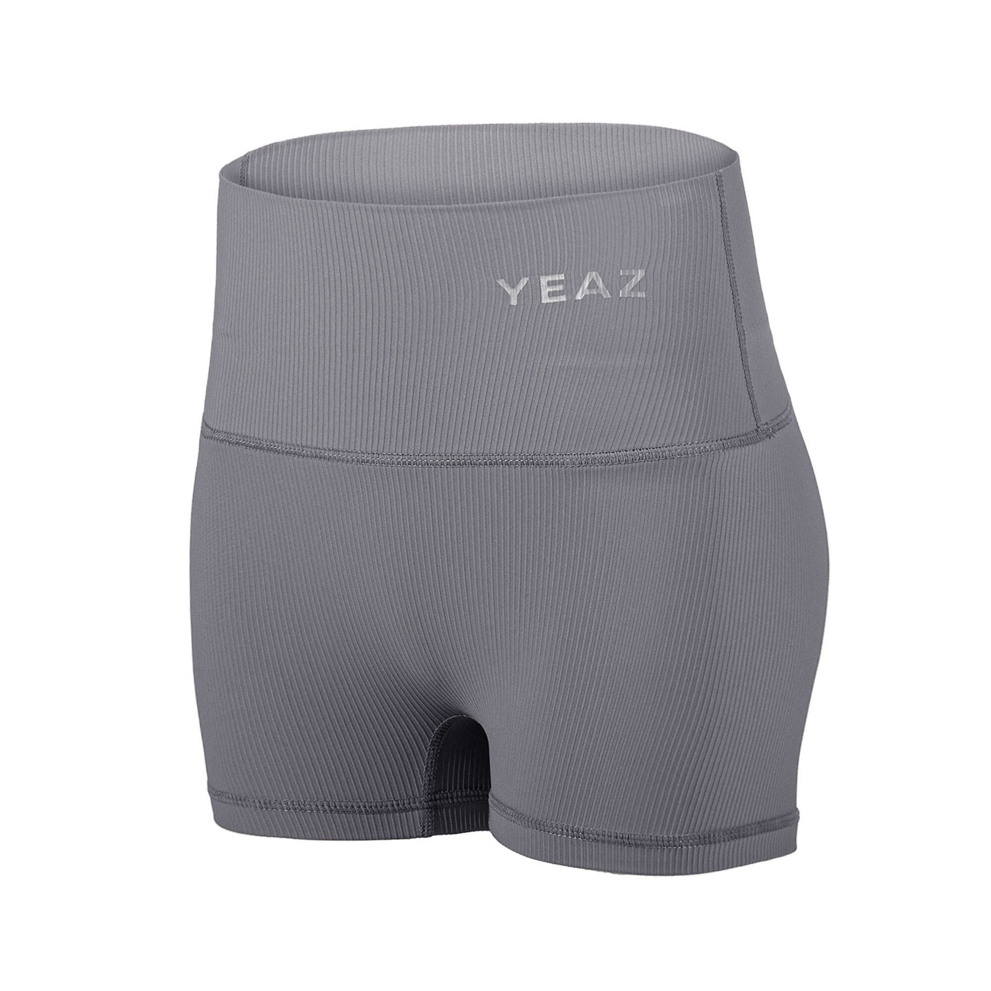YEAZ Yogashorts CLUB LEVEL shape shorts (2-tlg) grau