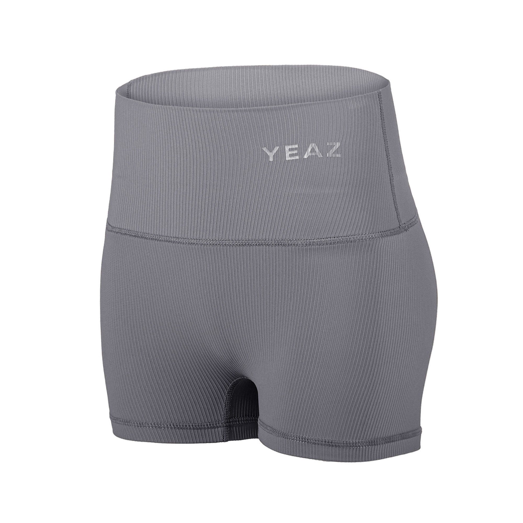 LEVEL (2-tlg) shorts CLUB Yogashorts grau shape YEAZ