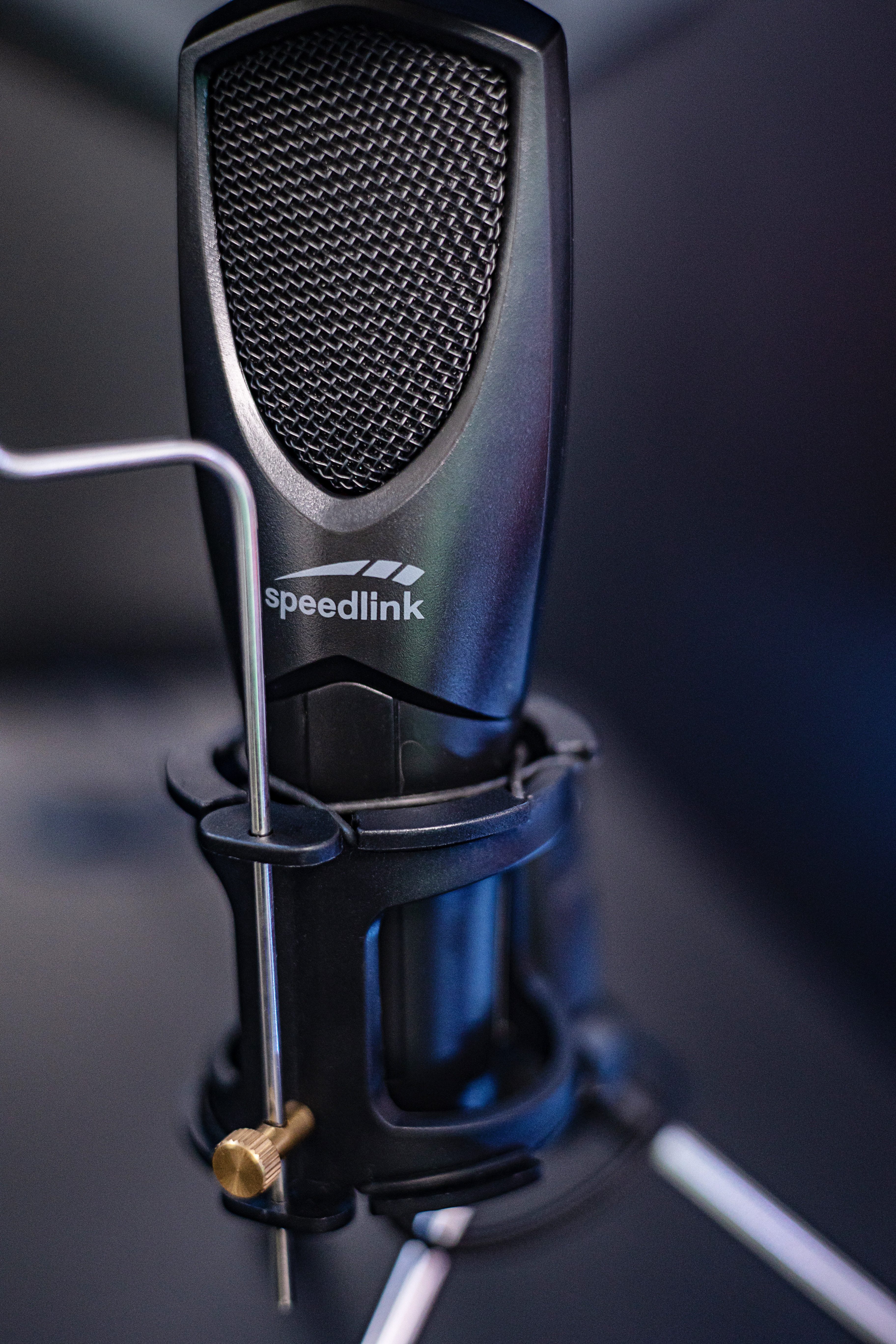 Speedlink Streaming-Mikrofon AUDIS - Mikrofon mit Headset, schwarz, SET für Gaming, Streaming und Kommunikation