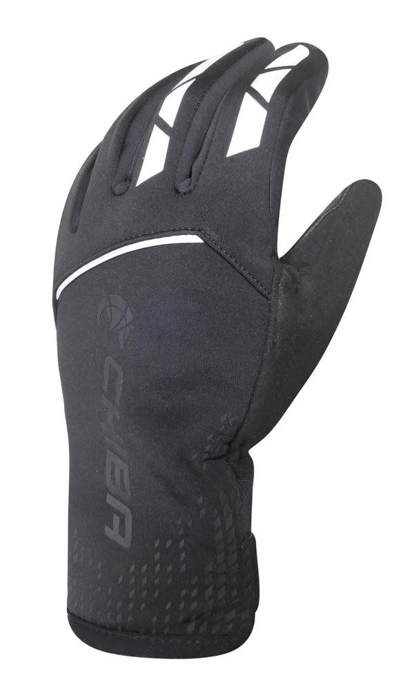 Fahrradhandschuhe CHIBA 2nd Skin - wasserdichte Winter-Radhandschuhe schwarz 3XL