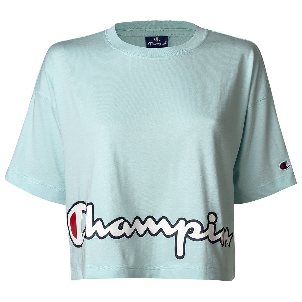 Champion T-Shirt »Damen T-Shirt, bauchfrei - Crop-Top, Logo-Print,«