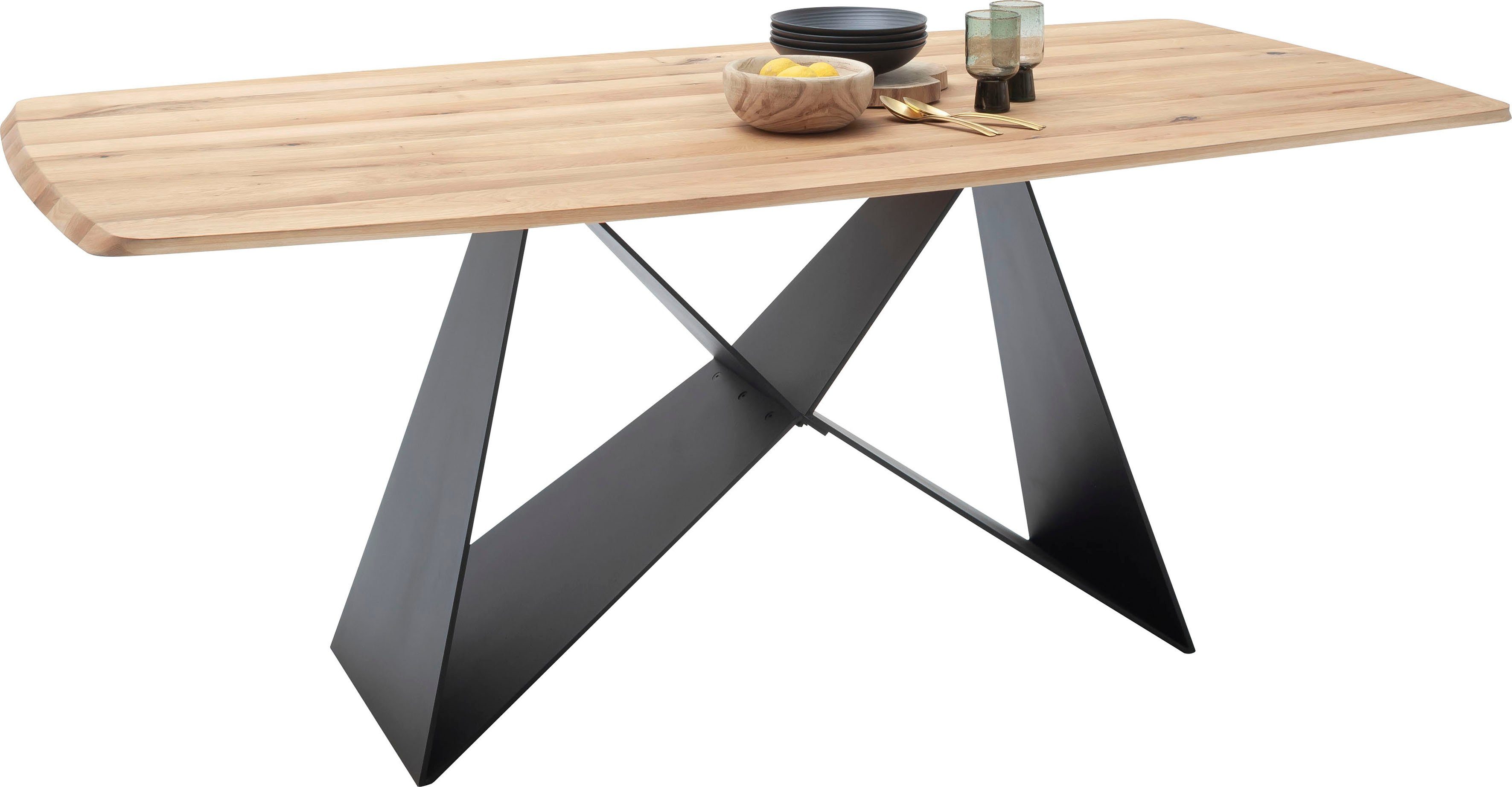 Esstisch Massiv Tisch, in Esstisch MCA Lugo, furniture Balkeneiche FSC-Zertifiziert Massivholz
