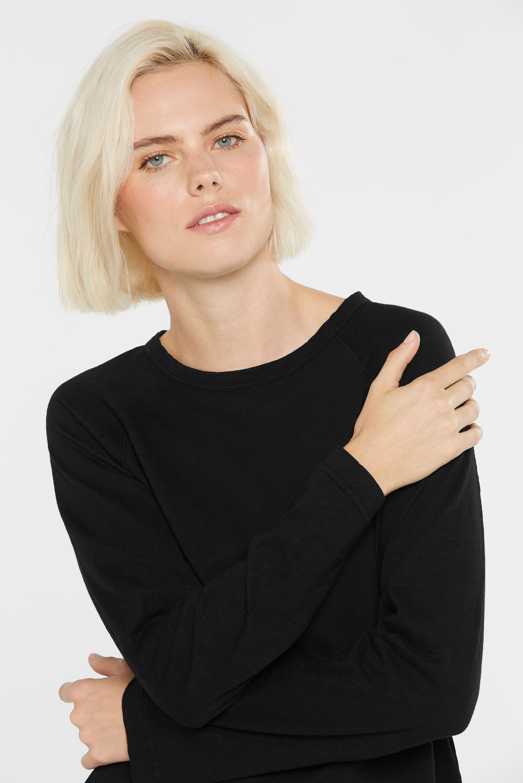 SENSES.THE LABEL Rundhalsshirt aus Baumwolle
