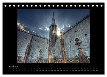 CALVENDO Wandkalender Köln-Bilder (Tischkalender 2024 DIN A5 quer), CALVENDO Monatskalender