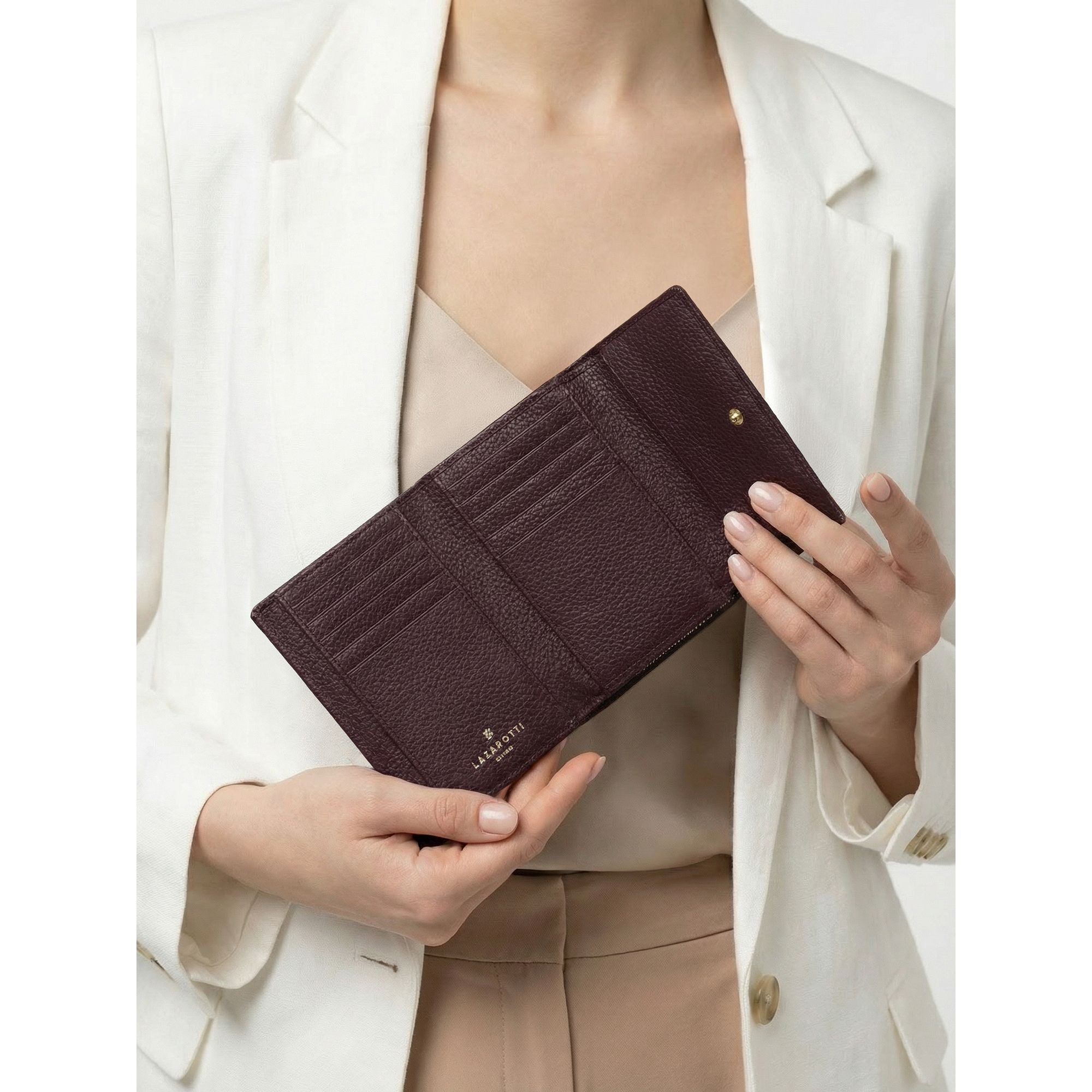 Lazarotti Geldbörse Bologna Leather, Leder