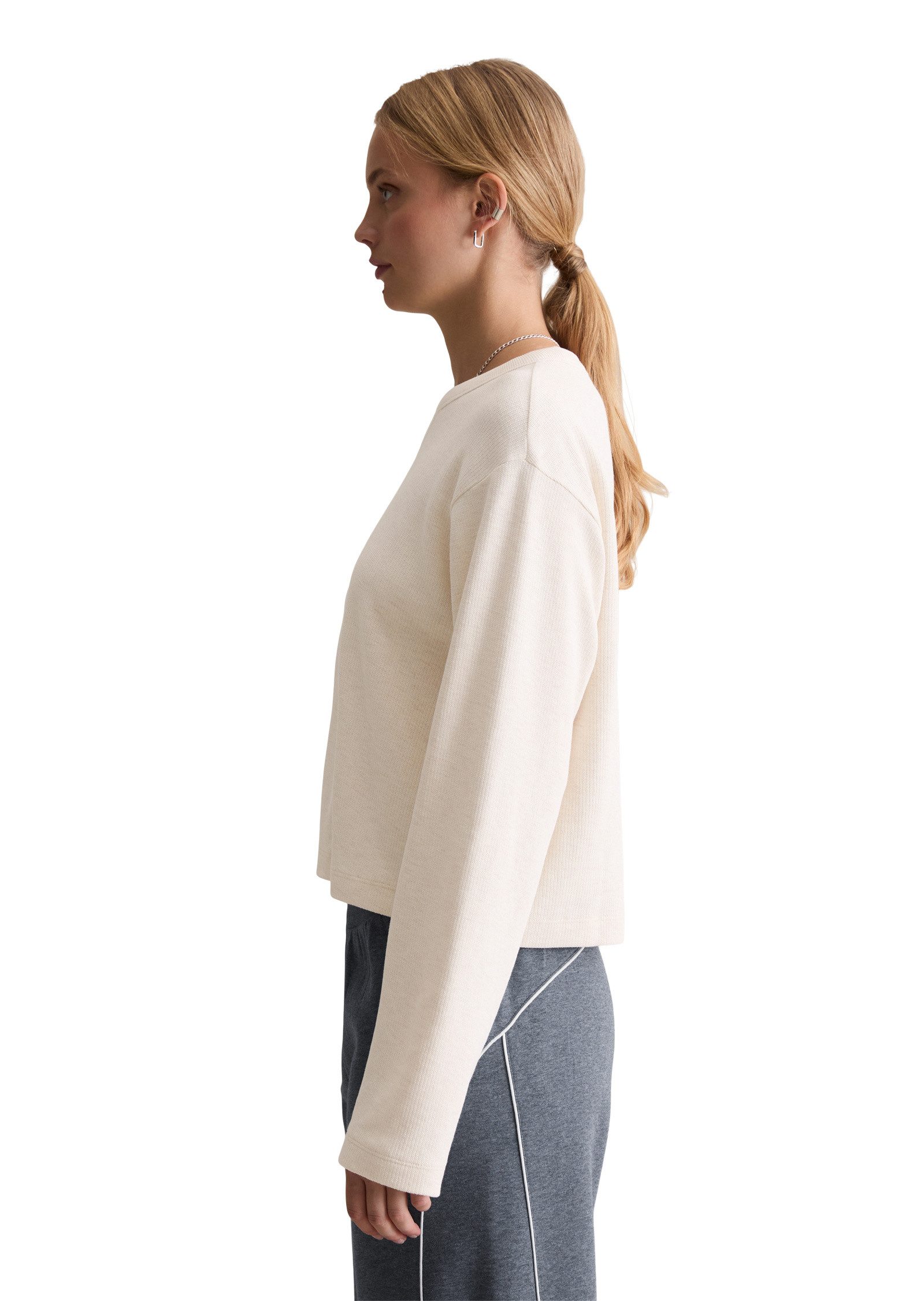 Marc O'Polo DENIM Langarmshirt aus Heavy Jersey günstig online kaufen