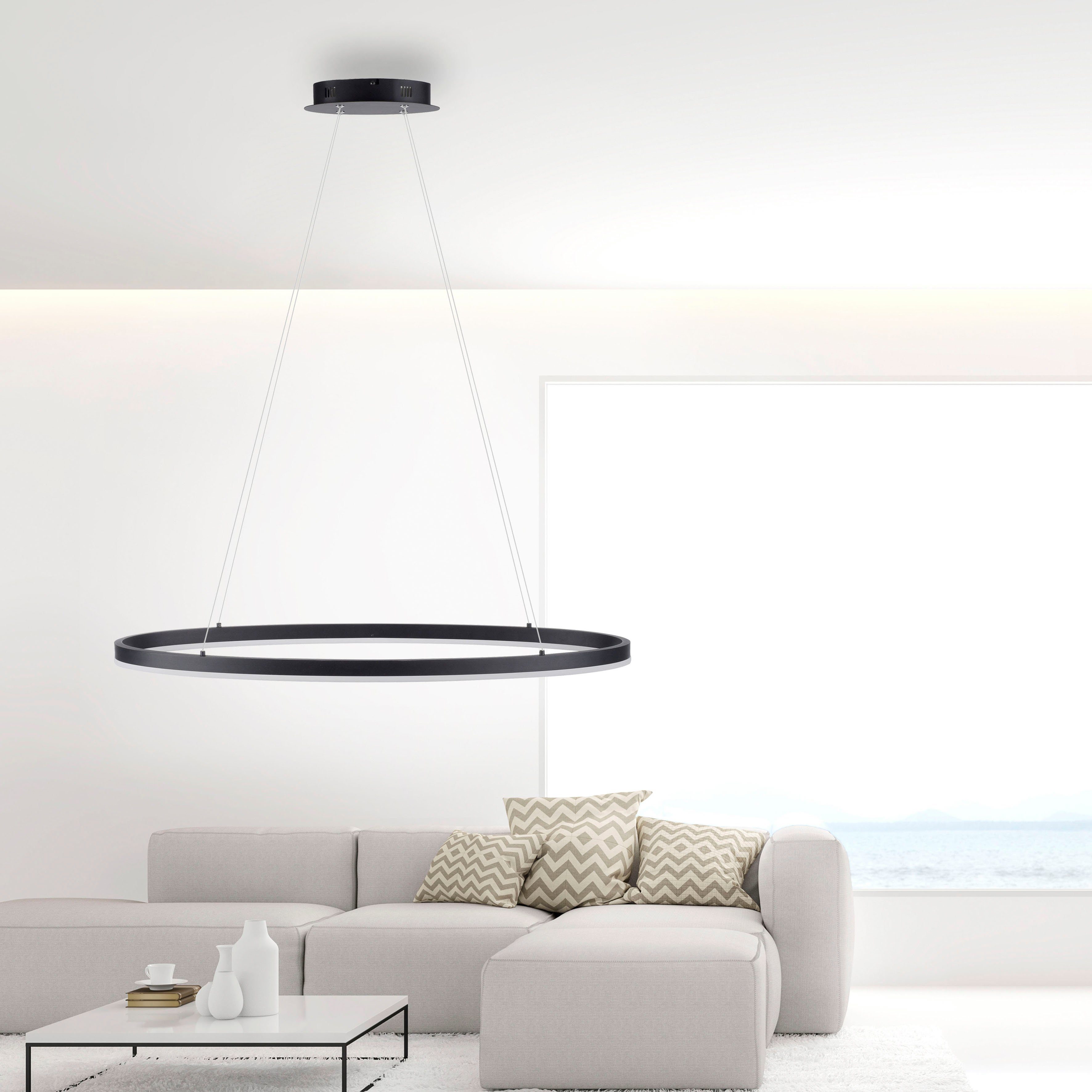 Paul Neuhaus Dim integriert, LED Warmweiß, TITUS, Pendelleuchte fest LED, Simply