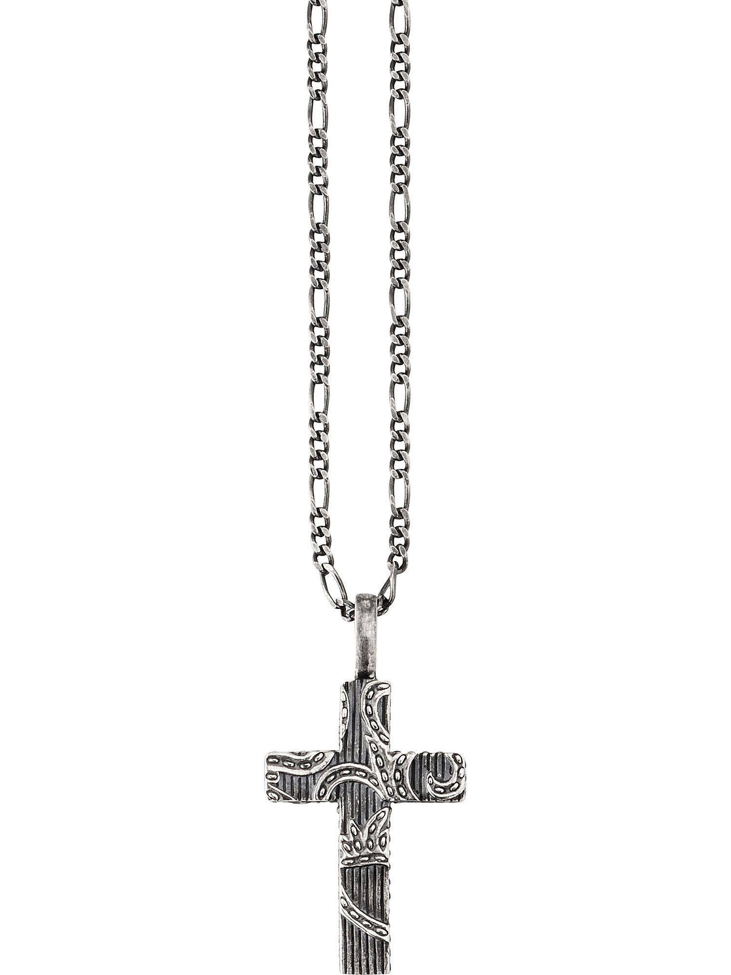 Silberkette Caï Herren-Kette 925er Silber Kreuz