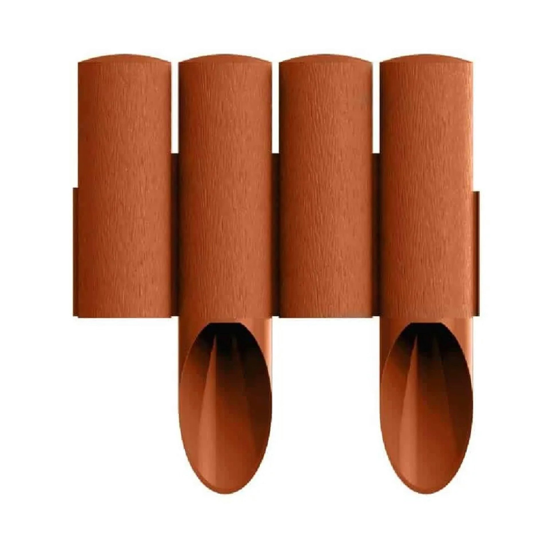 Cellfast Outdoor-Bodenplatte Gartenpallisade 4 Standard Rot 2,30m