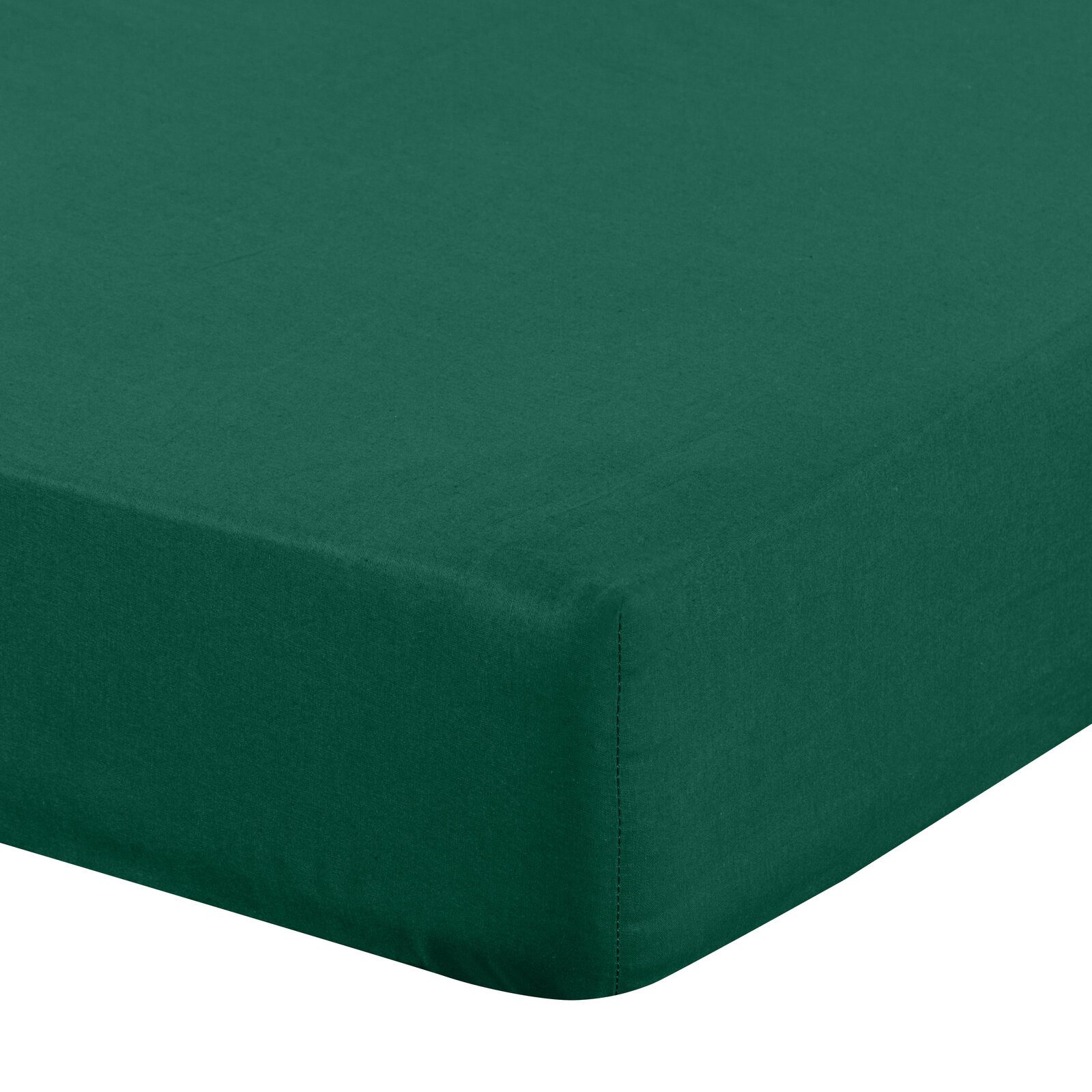 Eurofirany Spannbettlaken BASIC Betttuch mit Gummizug, Baumwolle, Makosatin, Gummizug: rundum, Zuhause und Hotelbedarf 100x200 140x200 160x200 180x200 200x220 – Bild 4 von 5