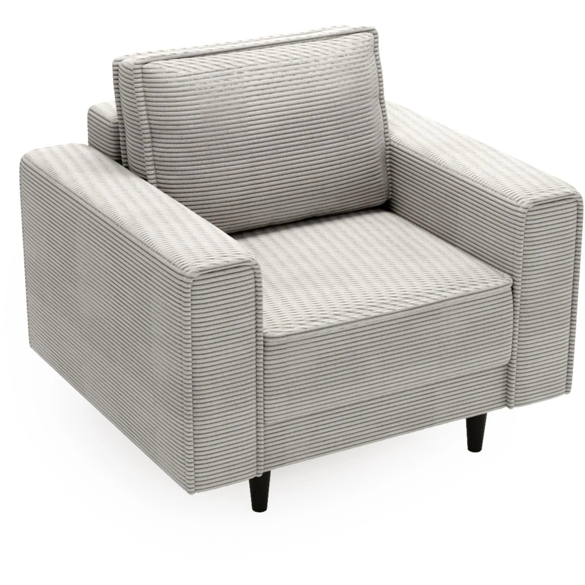 Beautysofa Relaxsessel Monte (Beige Sessel aus Cordstoff, 105x93 cm Polster günstig online kaufen