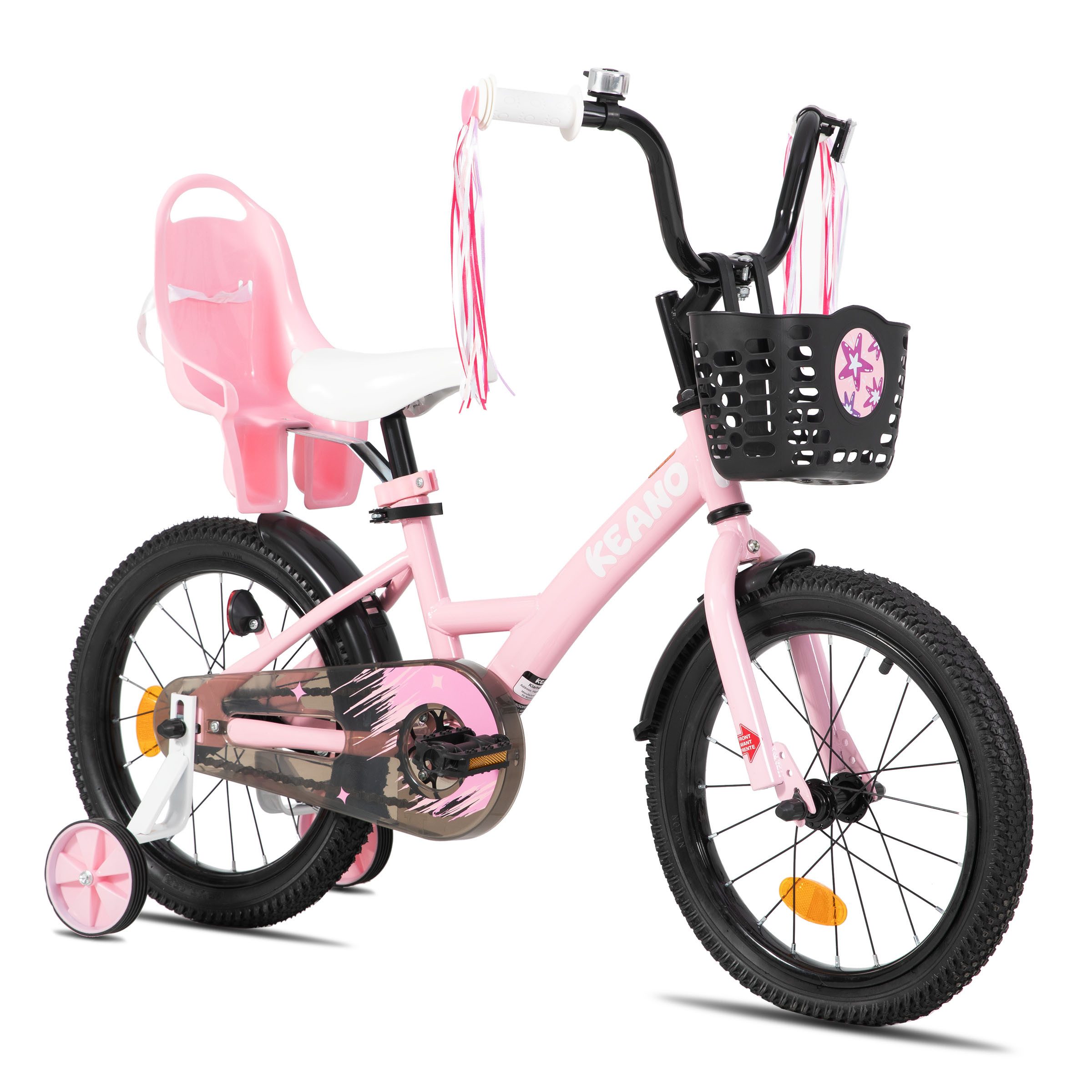 Kinderfahrrad 14/16/20 Zoll Mädchenfahrrad für Mädchen von 2-11 Jahren